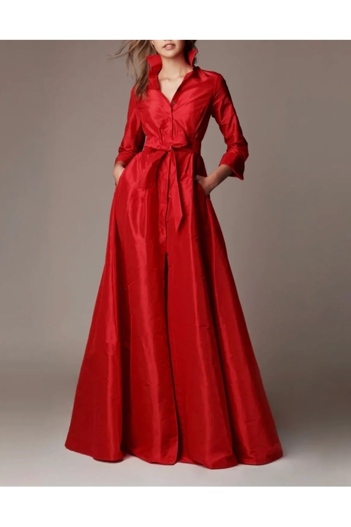 Taffeta shirt dress outlet