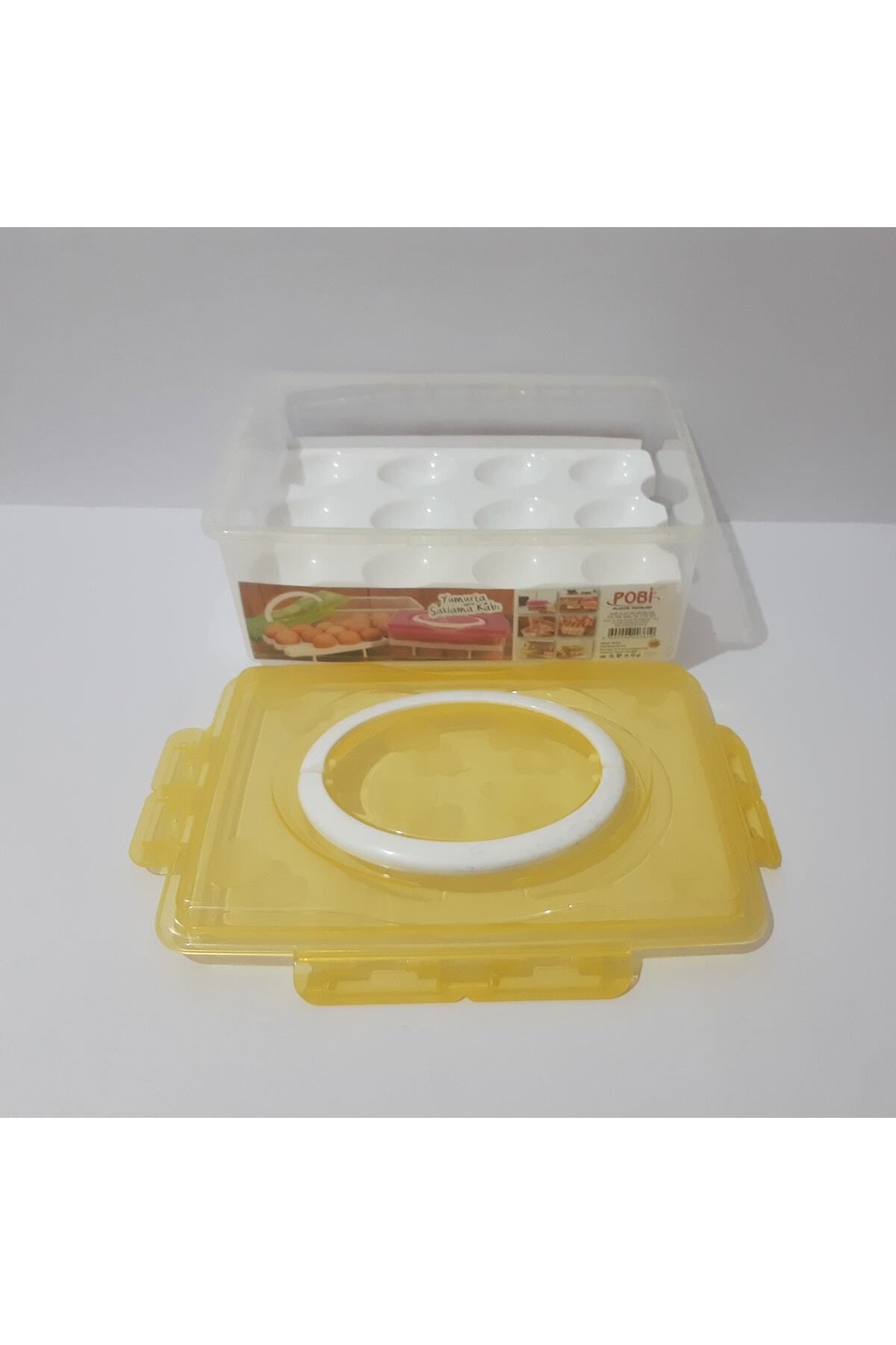 renkli çiçekler-Egg Storage Container Egg Box with Lid 3