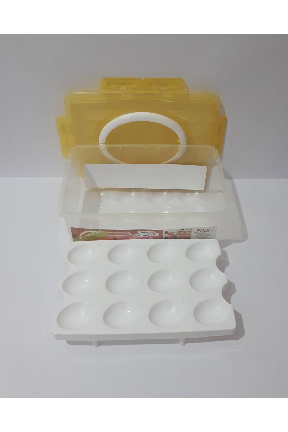 renkli çiçekler-Egg Storage Container Egg Box with Lid 6