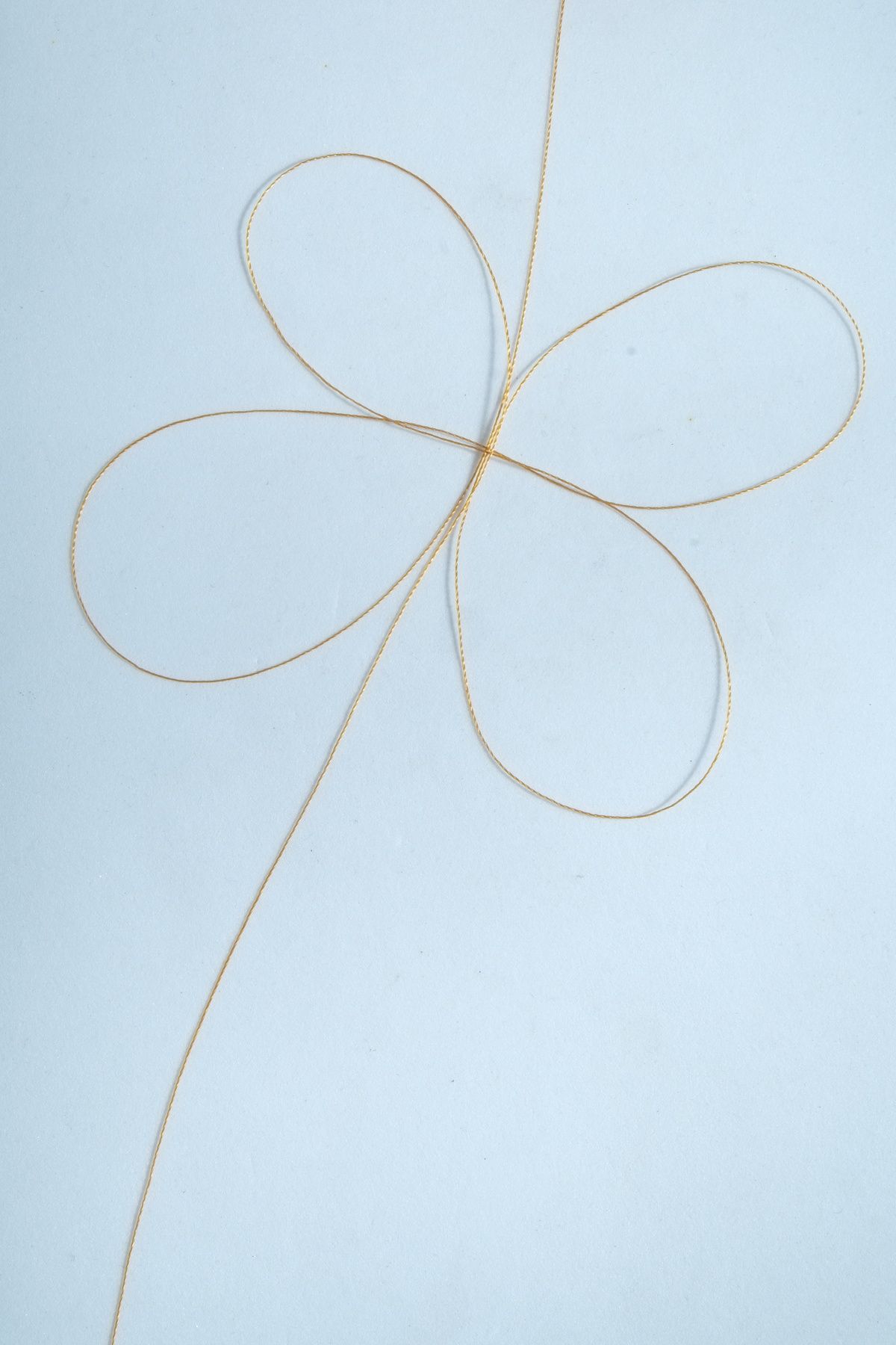 0.2 Mm 60 Metre Tesbih İpi Koyu Altın Sarı Renk