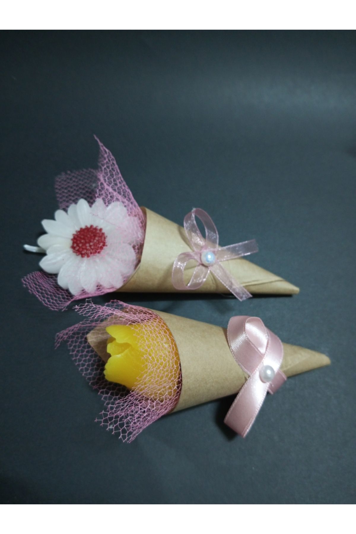 Buket Papatya Mum Doğum Günü Yenidoğan Bebek Mevlüd-i Sünnet Babyshower Hediyelik