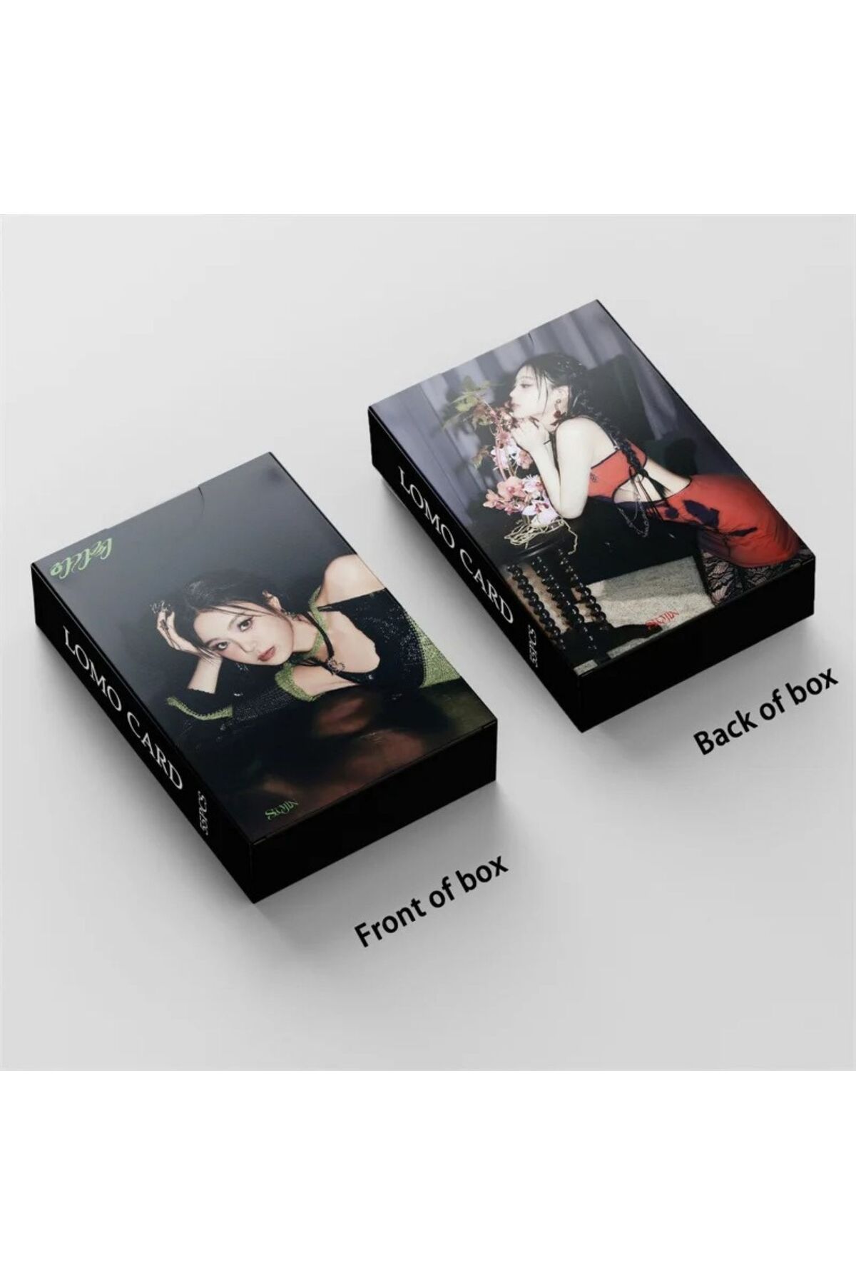 Kpop Dünyasi-SOOJIN '' Agassy'' Double-Way Printed Lomo Card Set 4