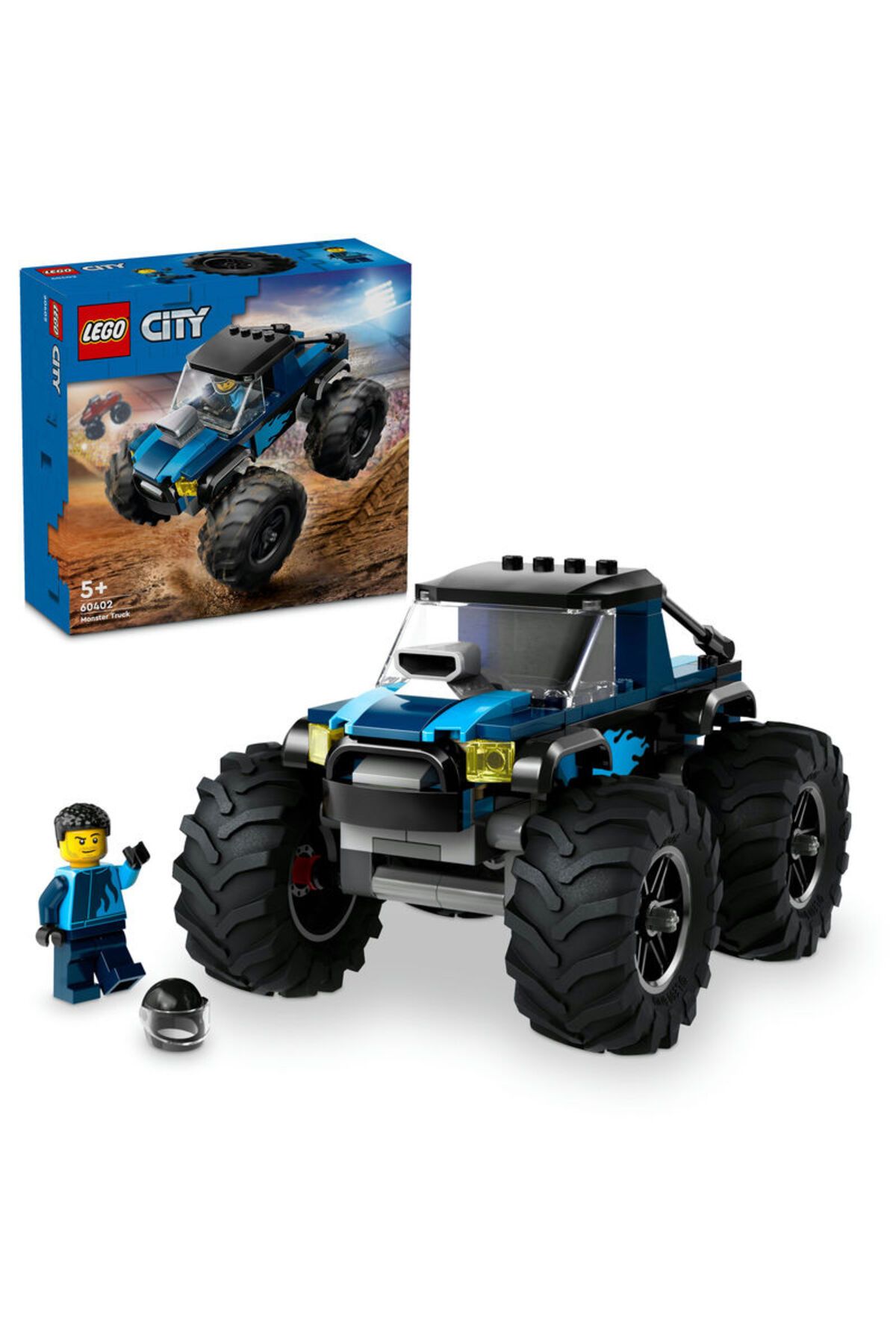 LEGO ® City Blue Monster Truck 60402 — Конструктор для детей от 5 лет и старше (148 деталей) 010101LEG60402