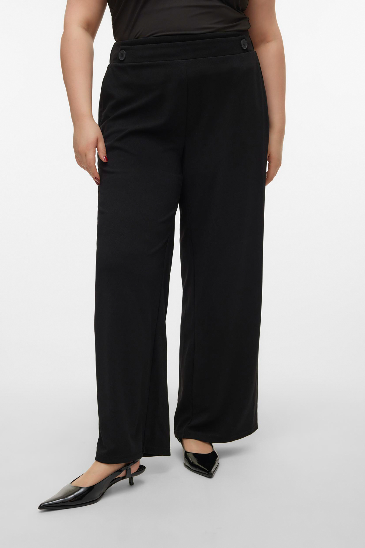 Veromoda Curve VMCLIVA HW SZEROKIE SPODNIE CUR NOOS