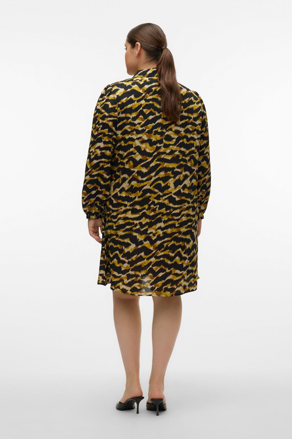 Veromoda Curve-VMCGAIL L/S ABK KOŠILEOVÉ ŠATY WVN BTQ CUR 2