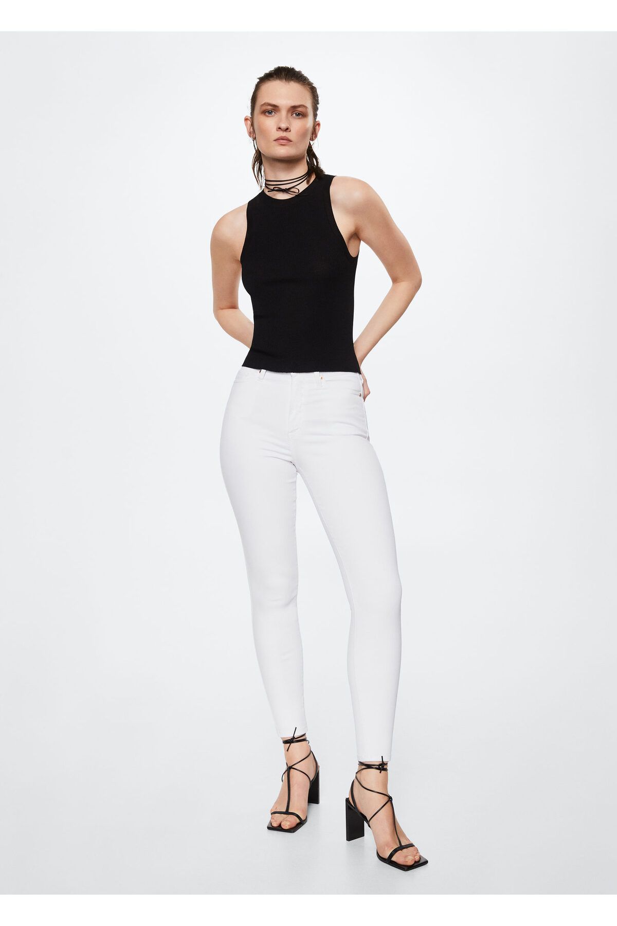 Beyaz Kadın Jeans 37040353