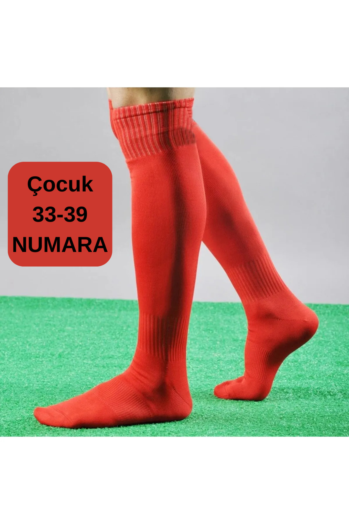 GAZELMANYA Çocuk Futbol Maç Çorabı 33-39 Futbol Tozluk Futbol Halısaha Çorabı Çocuk Konç Halı Saha Çorabı