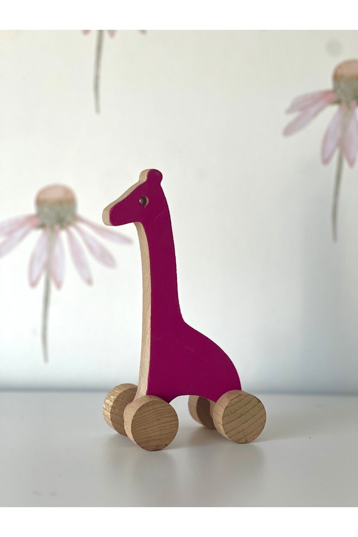 Renkli bebek montesori oyuncak zürafa