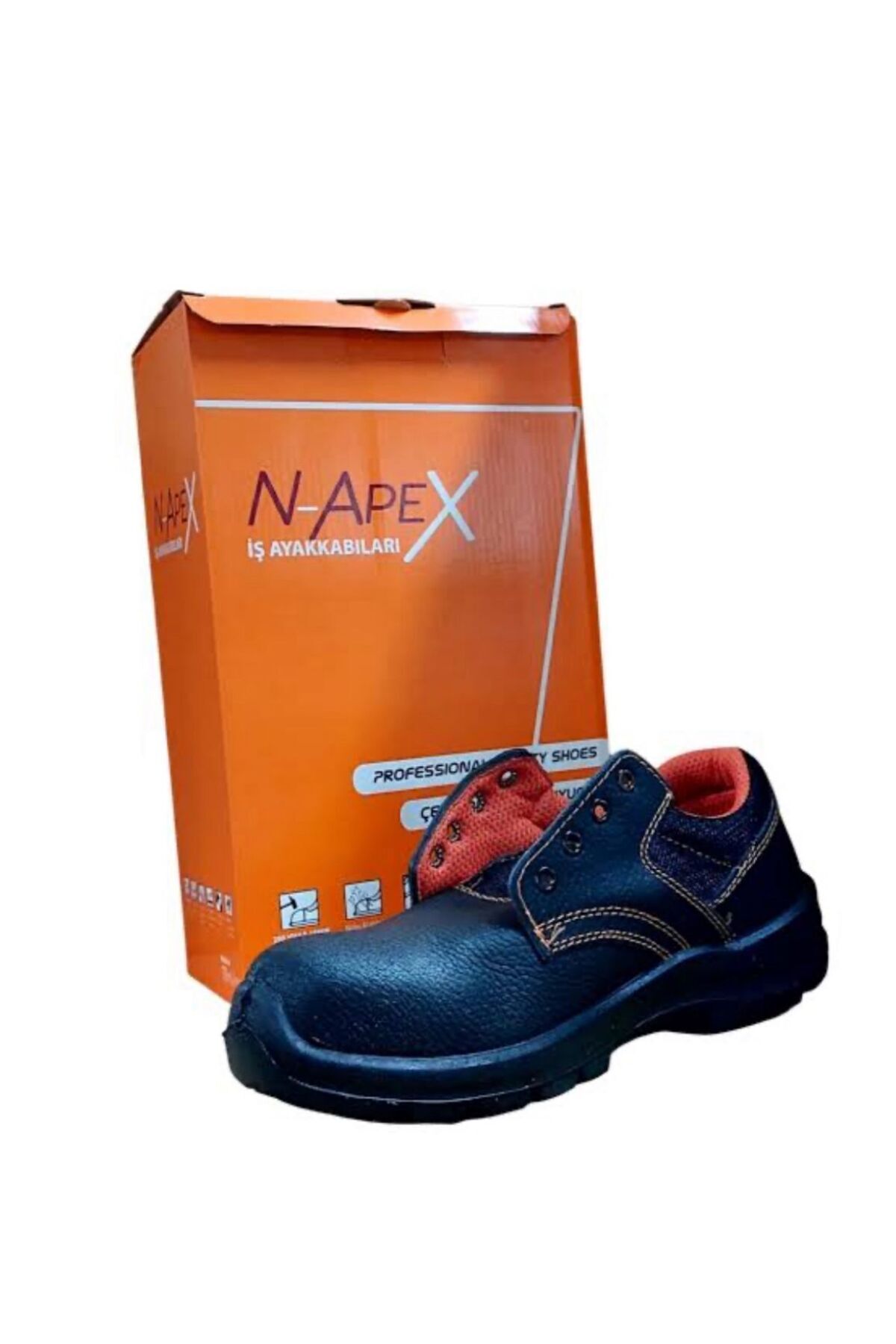  کفش کار چرمی با پنجه فولادی NAPEX شماره: ۴۱