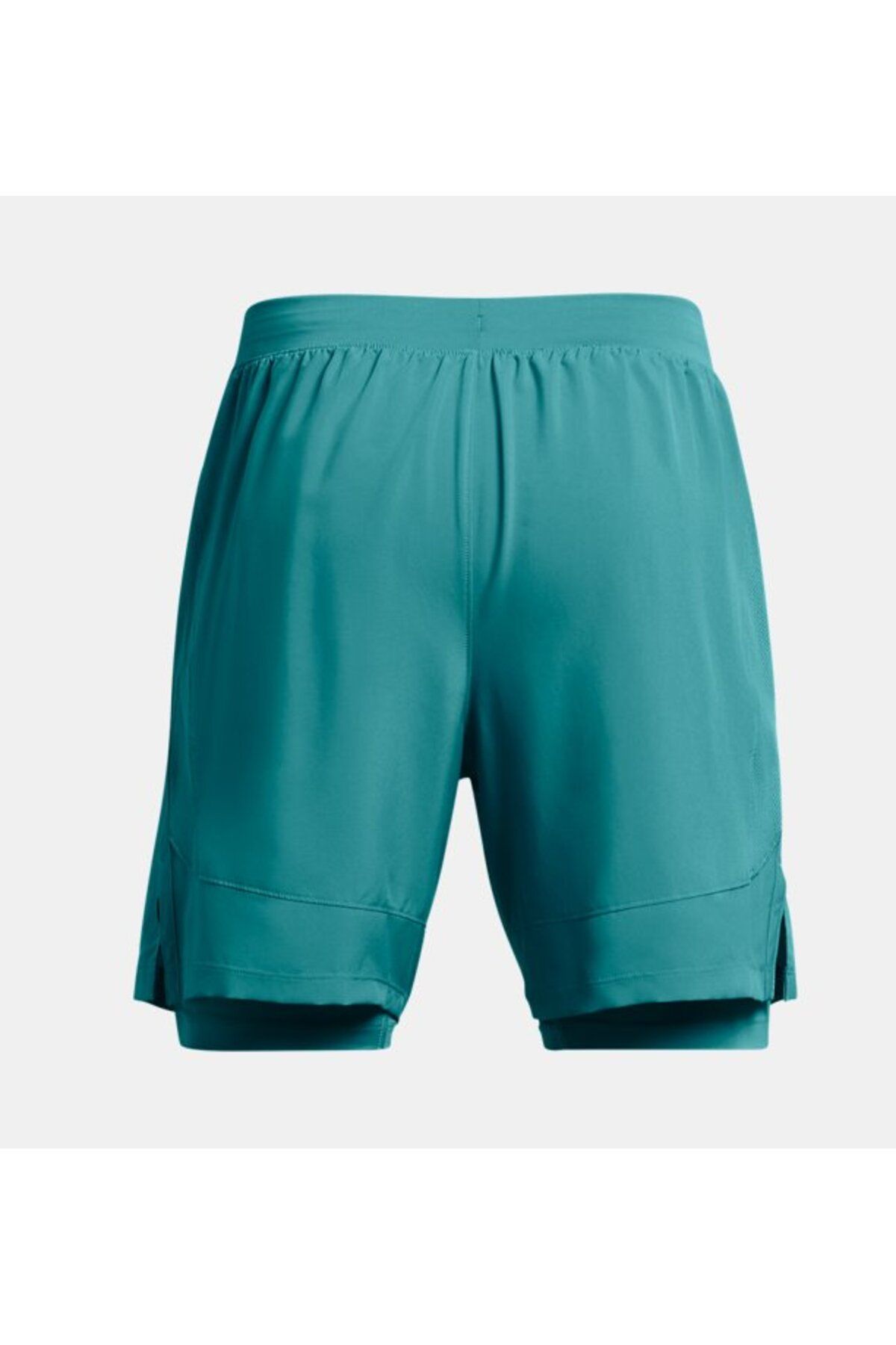 شورت ورزشی سبز مردانه های UA 2 در 1 7 1382641 464 Under Armour