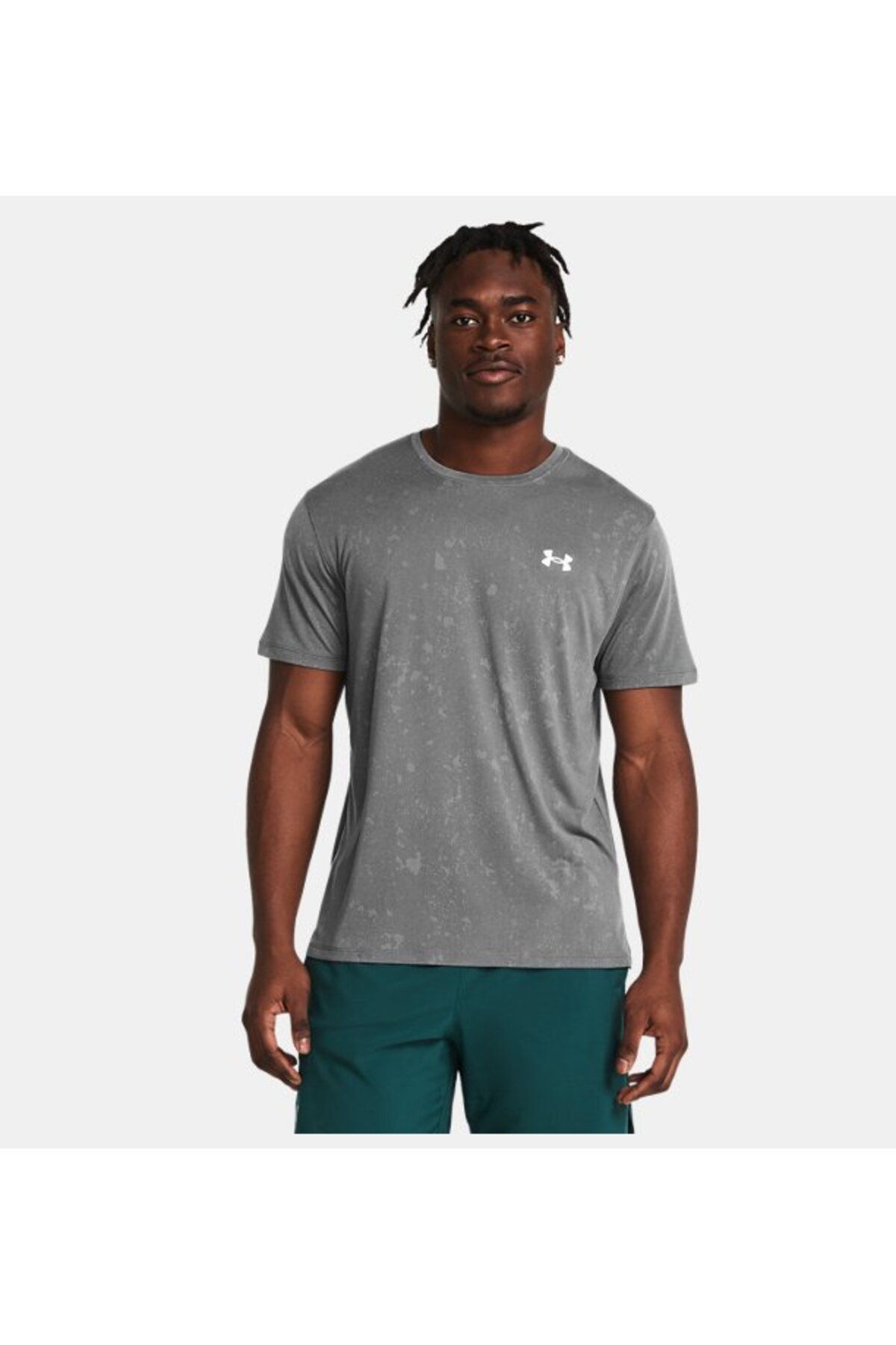 تی شرت خاکستری مردانه آستین کوتاه UA 1382586 024 Under Armour