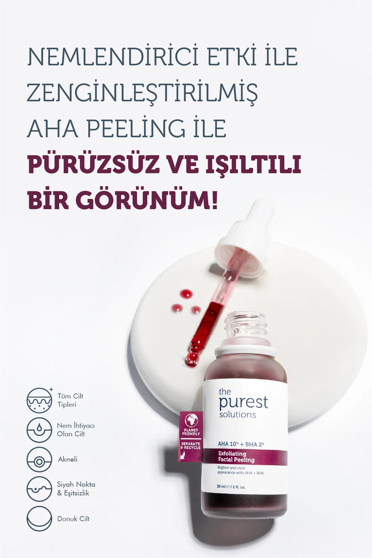 سرم پوست   پیورستThe Purest Solutions | yenileyici اورجینال - تصویر 2