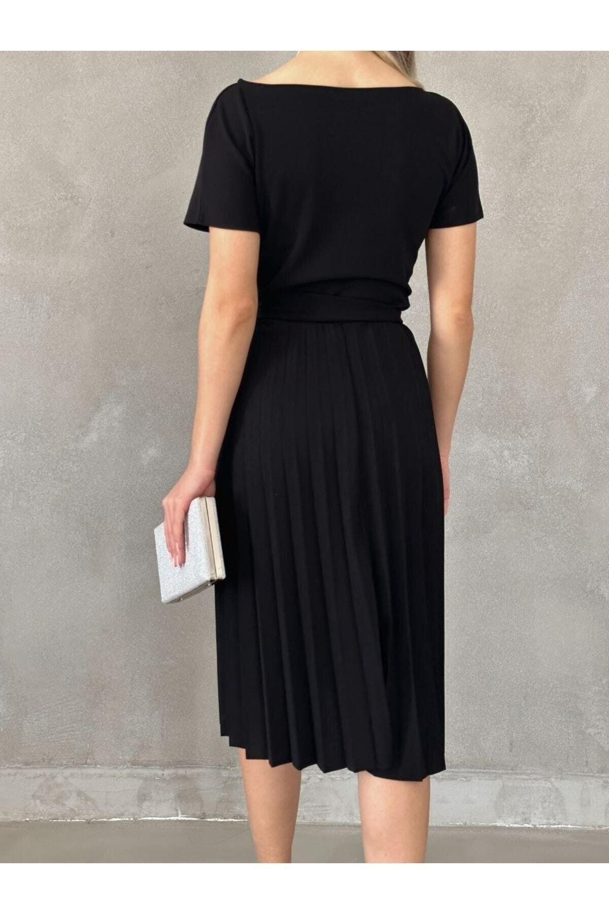 Black midi outlet evening skirt