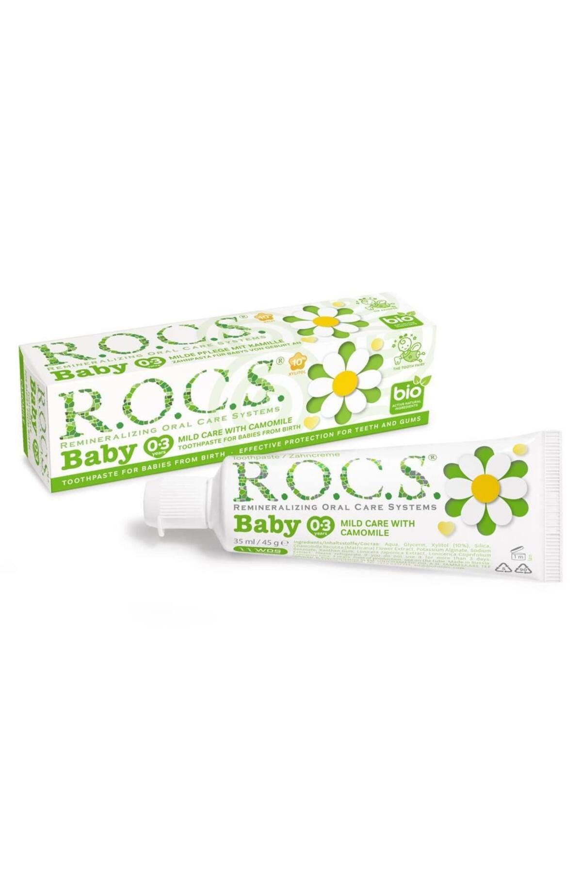 R.O.C.S. Rocs Baby 0-3 Yaş Papatya Özlü Diş Macunu 35 Ml