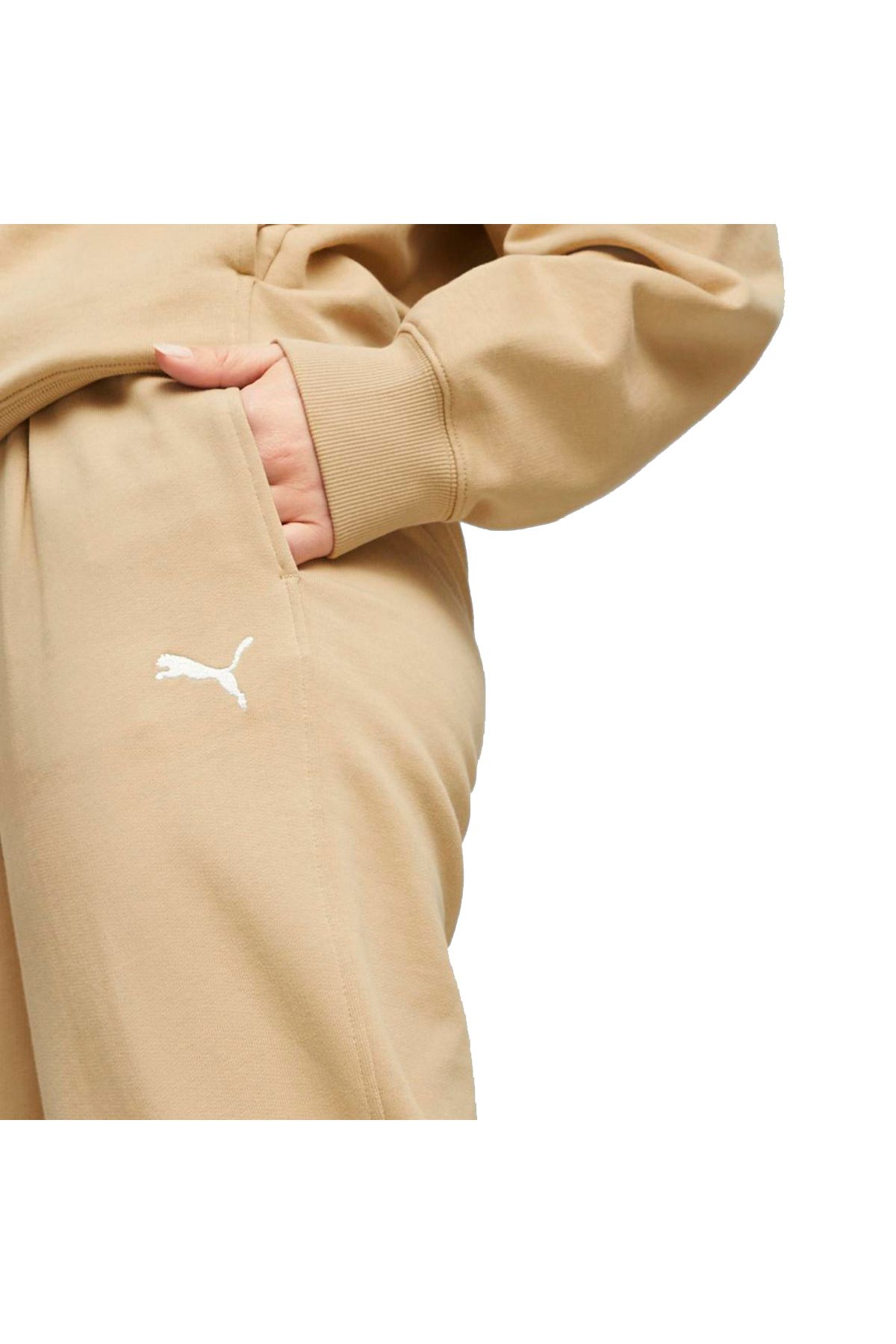 Puma beige tracksuit hotsell