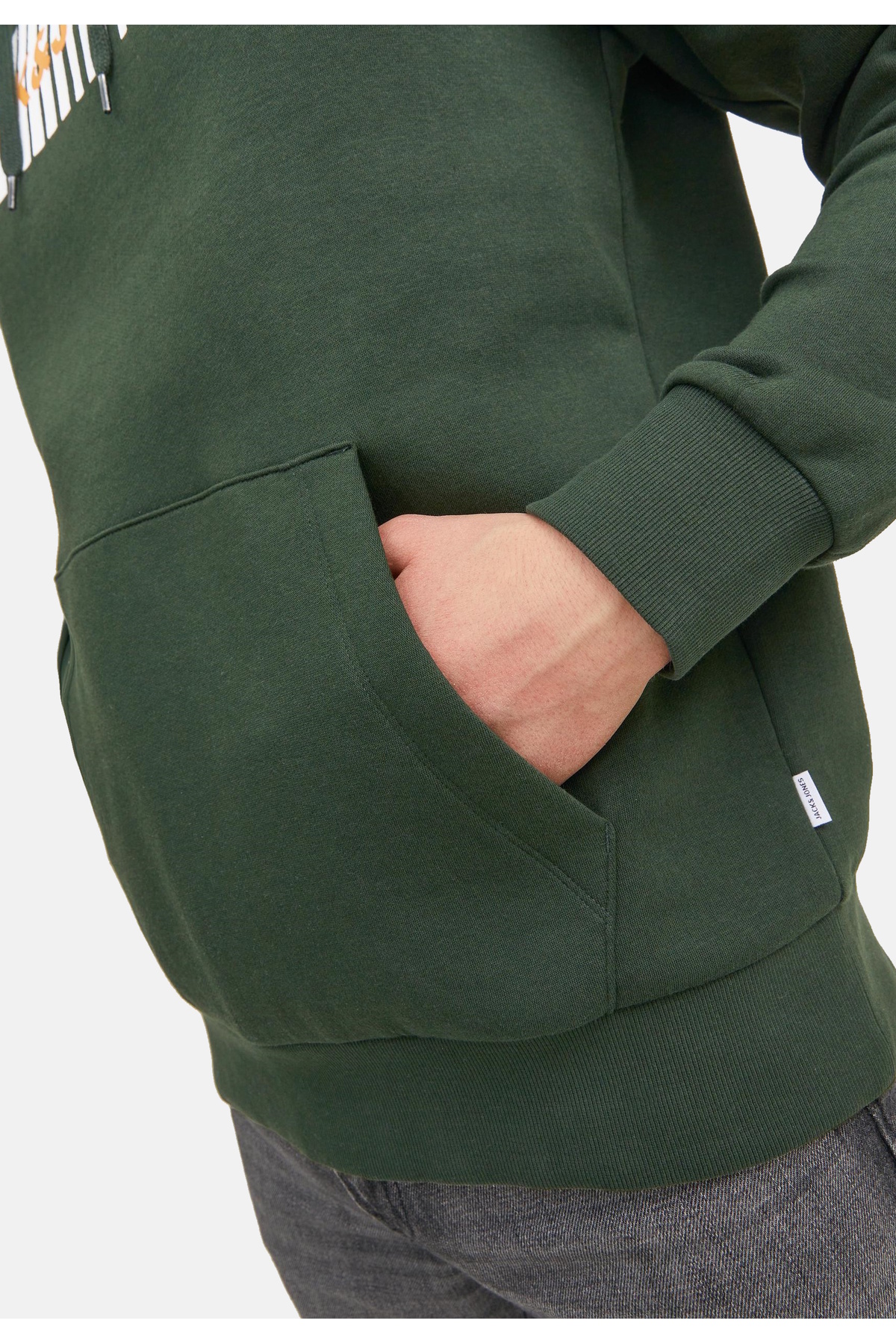 سویشرت مردانه سبز جک اند جونز | p-zal-kvest-10-2023-613 اورجینال - تصویر 6