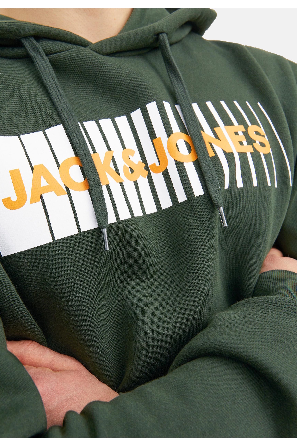 سویشرت مردانه سبز جک اند جونز | p-zal-kvest-10-2023-613 اورجینال - تصویر 3