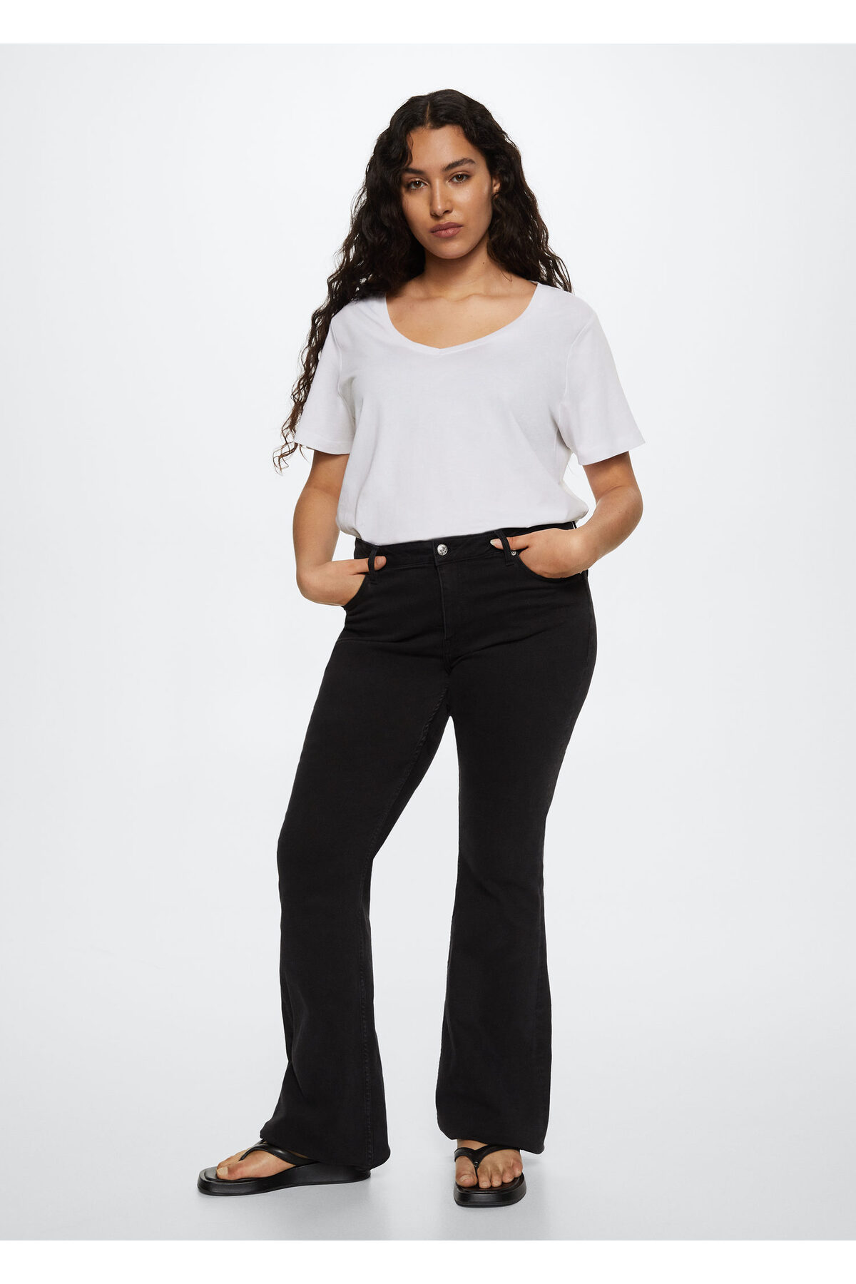 تیشرت مردانه سفید منگو | 37000007 اورجینال - تصویر 6