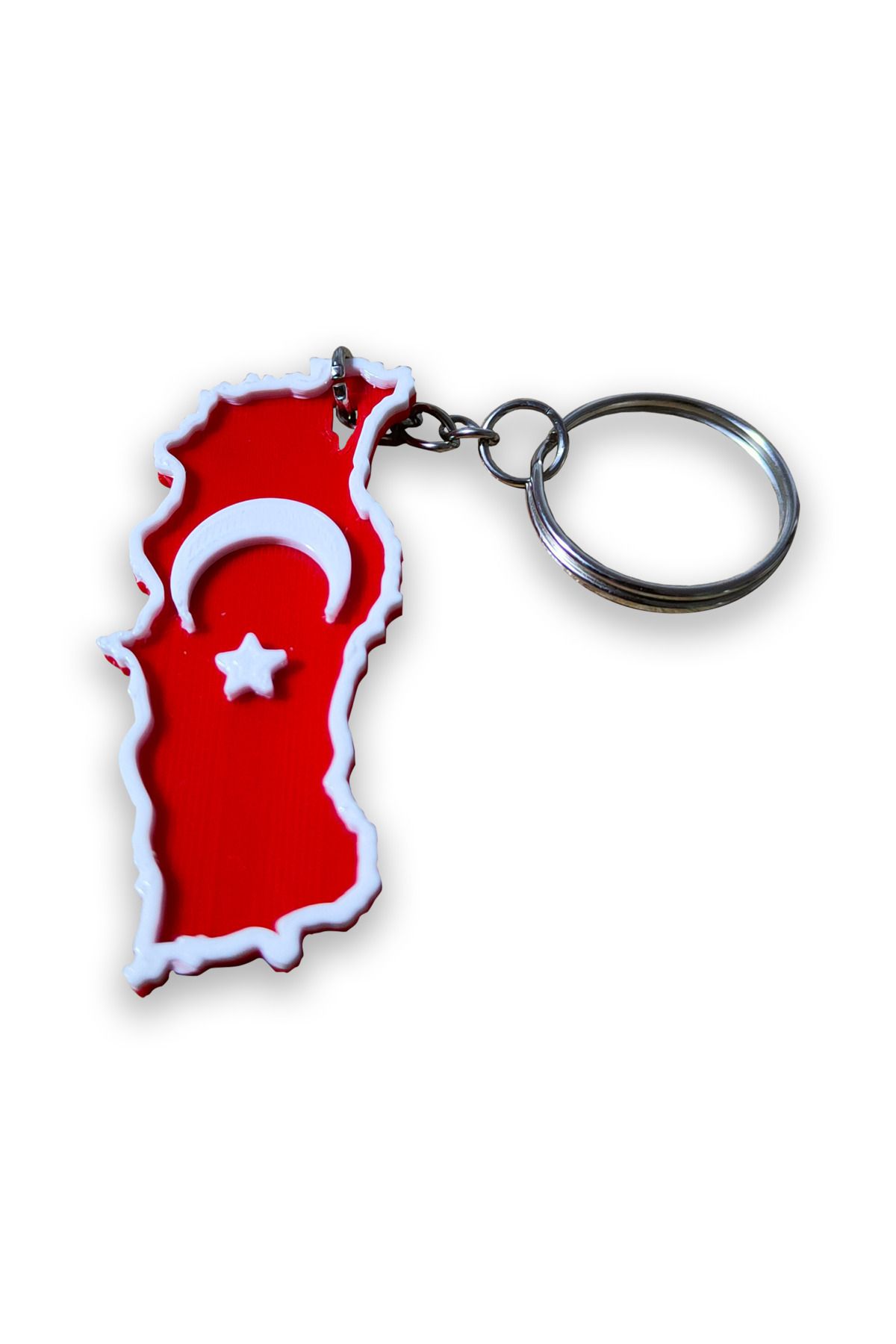 Türkiye Haritalı Anahtarlık