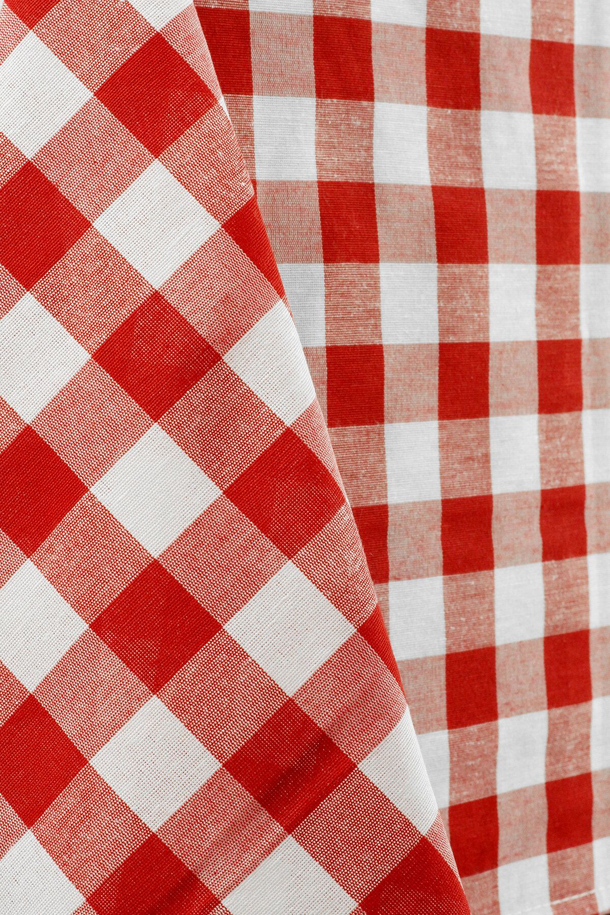 Soft Kare-Red Large Square Pattern Gingham Tablecloth, Table Cloth, Picnic Mat 5