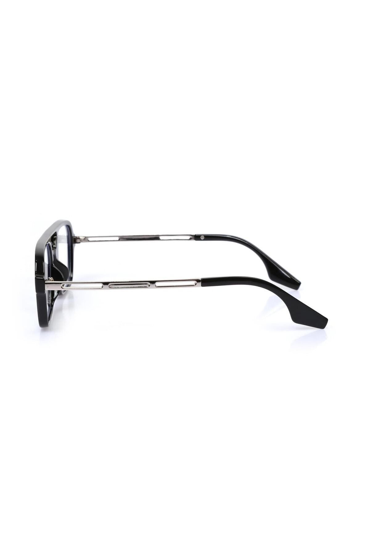 TomyHelf-Black Frame Blue Light Protection Rectangular Women's Glasses 3
