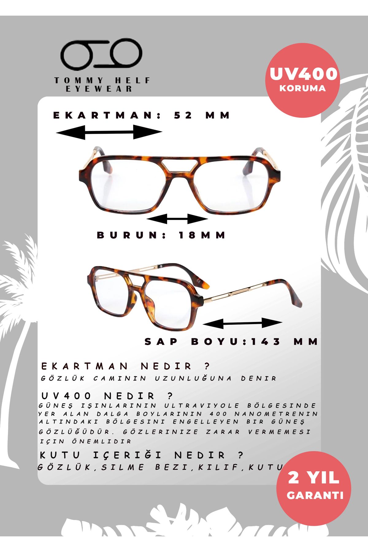 TomyHelf-Leopard Frame Blue Light Protection Rectangular Women's Glasses 4
