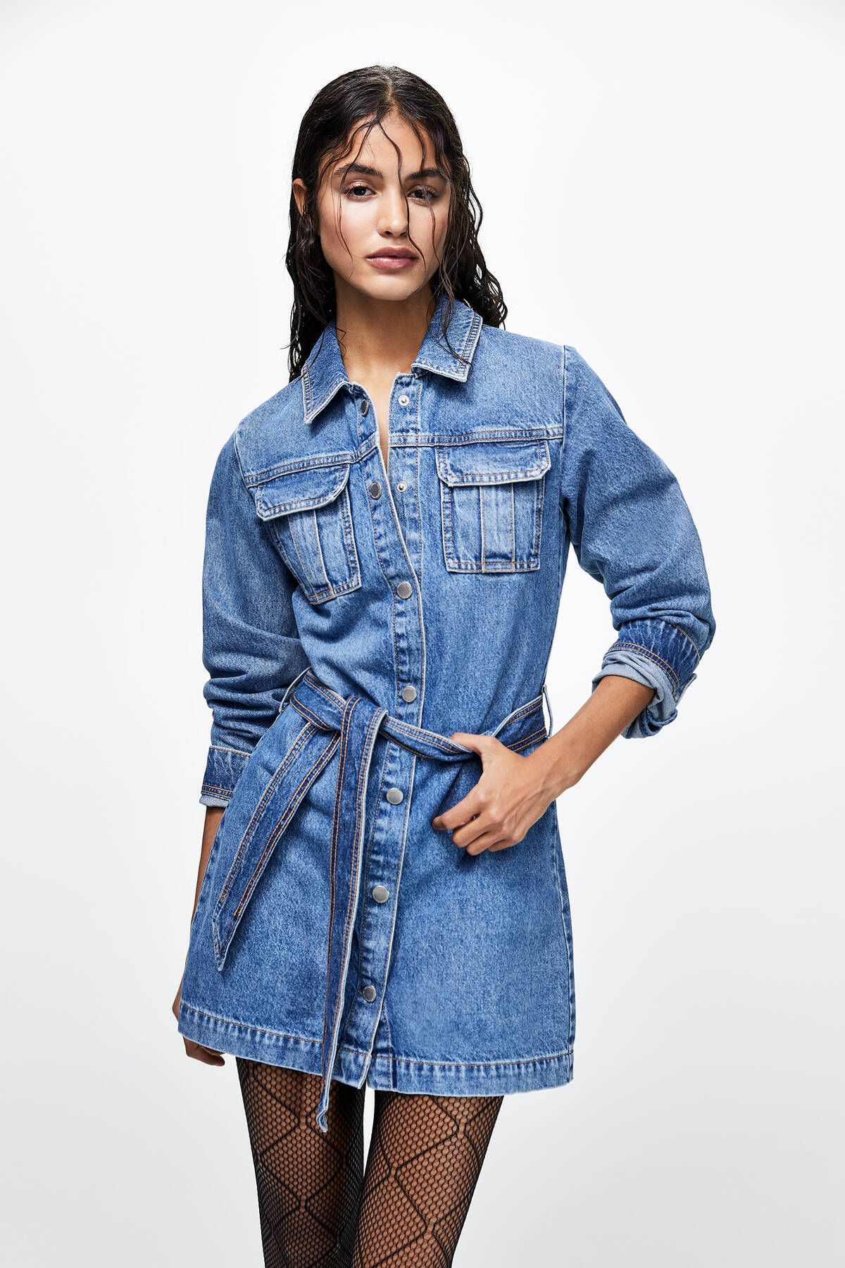 Robe jean pull and bear online