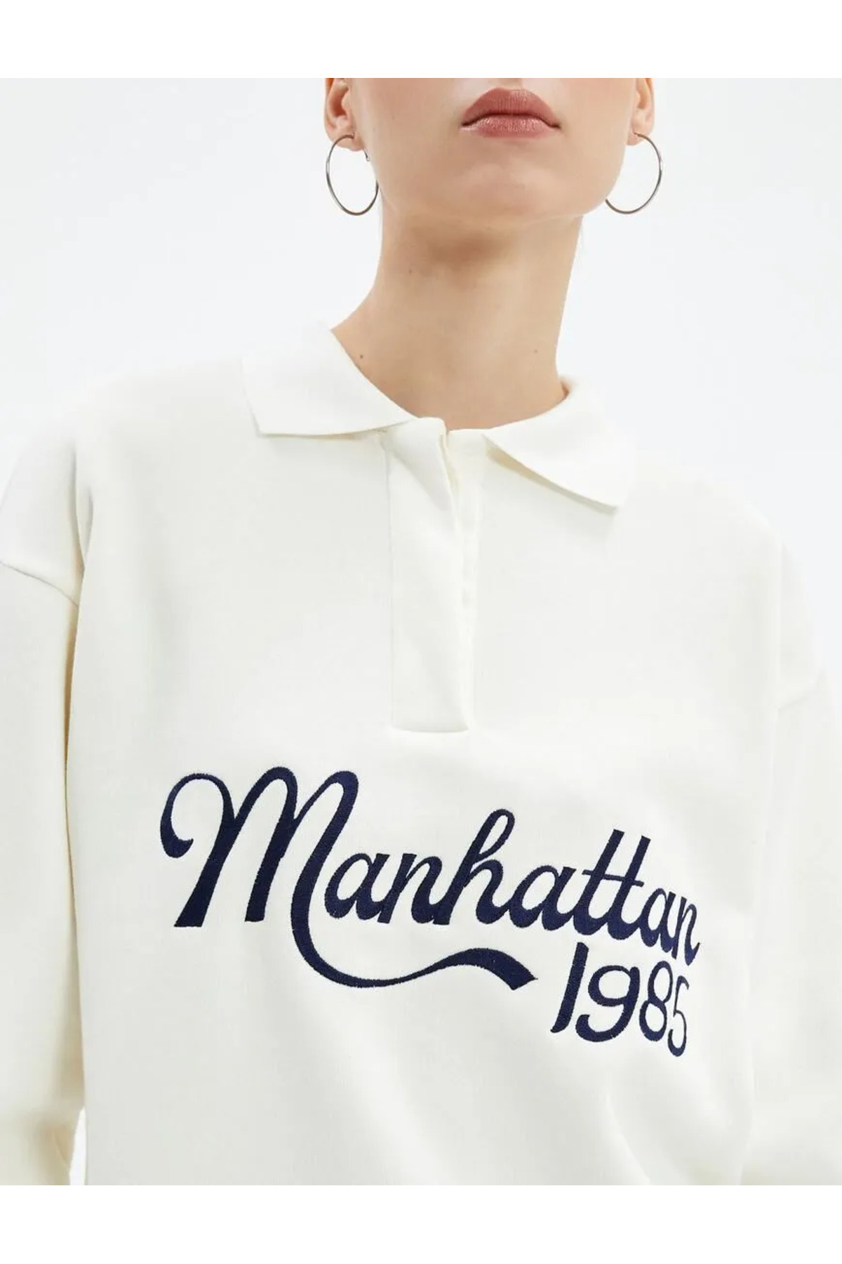 سویشرت زنانه اکرو کوتونKoton | 24KY59000546 اورجینال - تصویر 3