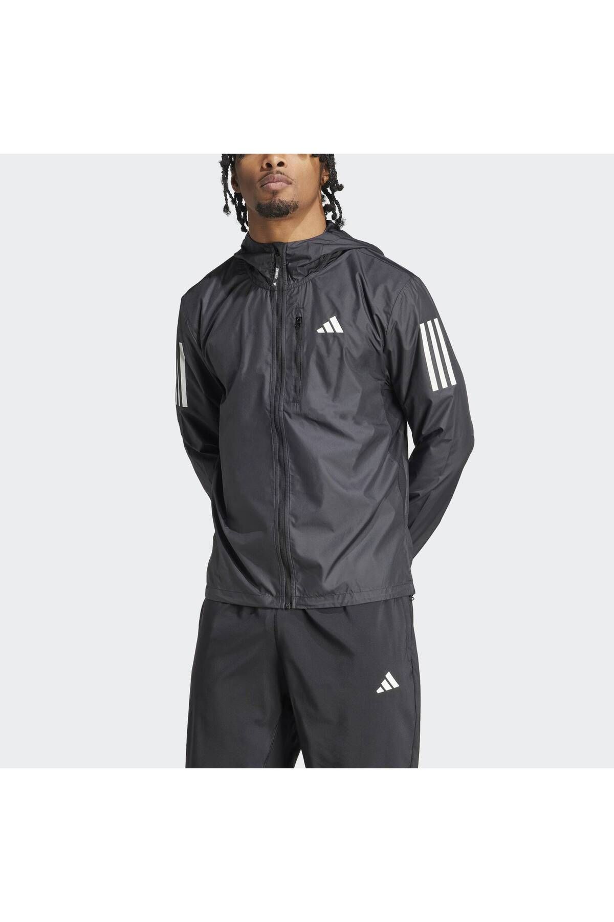 Adidas own the run jacket grey sales