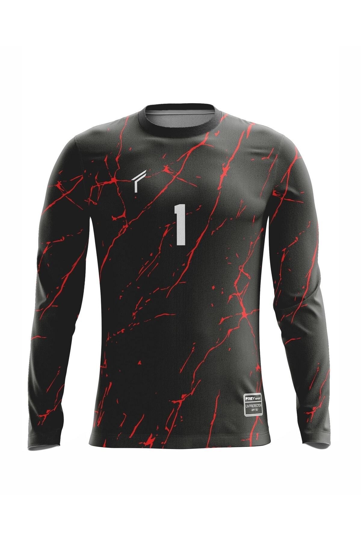 Black shop goalkeeper top
