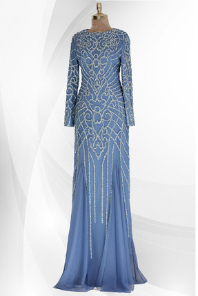 RUVİTA Taş Baskılı Abiye