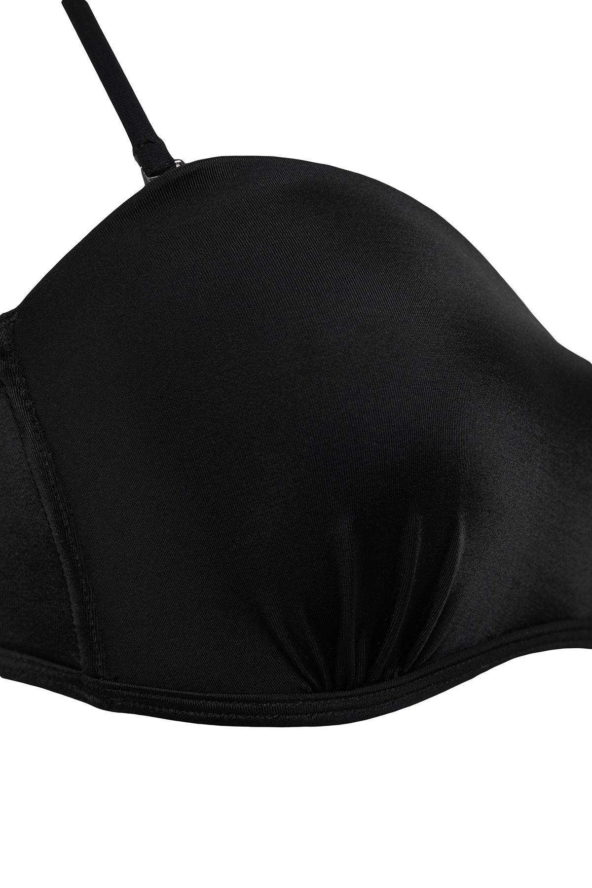 Kolekcia Trendyol-Čierny top do bikín bez ramienok TBESS24BU00112 7