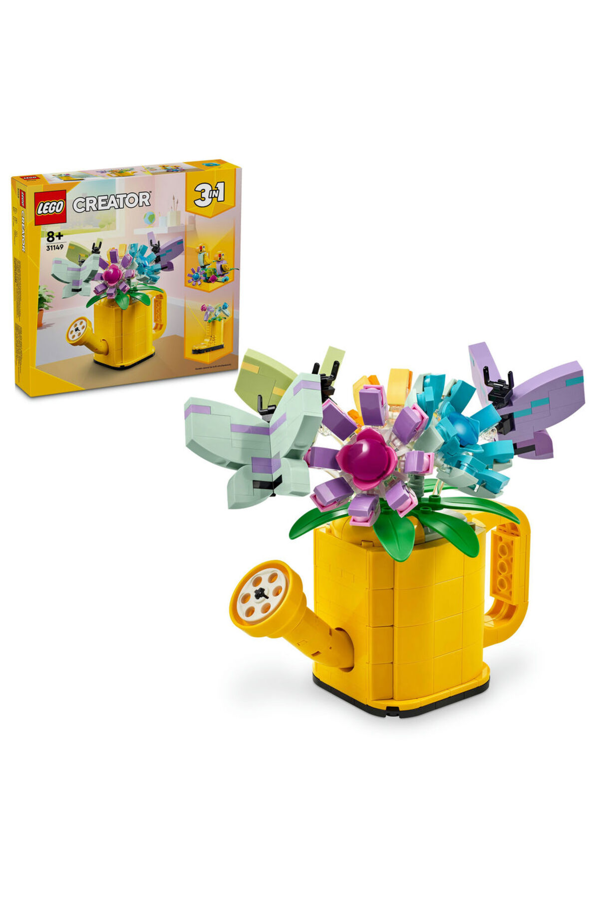 LEGO ® Creator Flowers in Watering Can 31149 - 3 1 Creative Toy Building ست (420 قطعه)