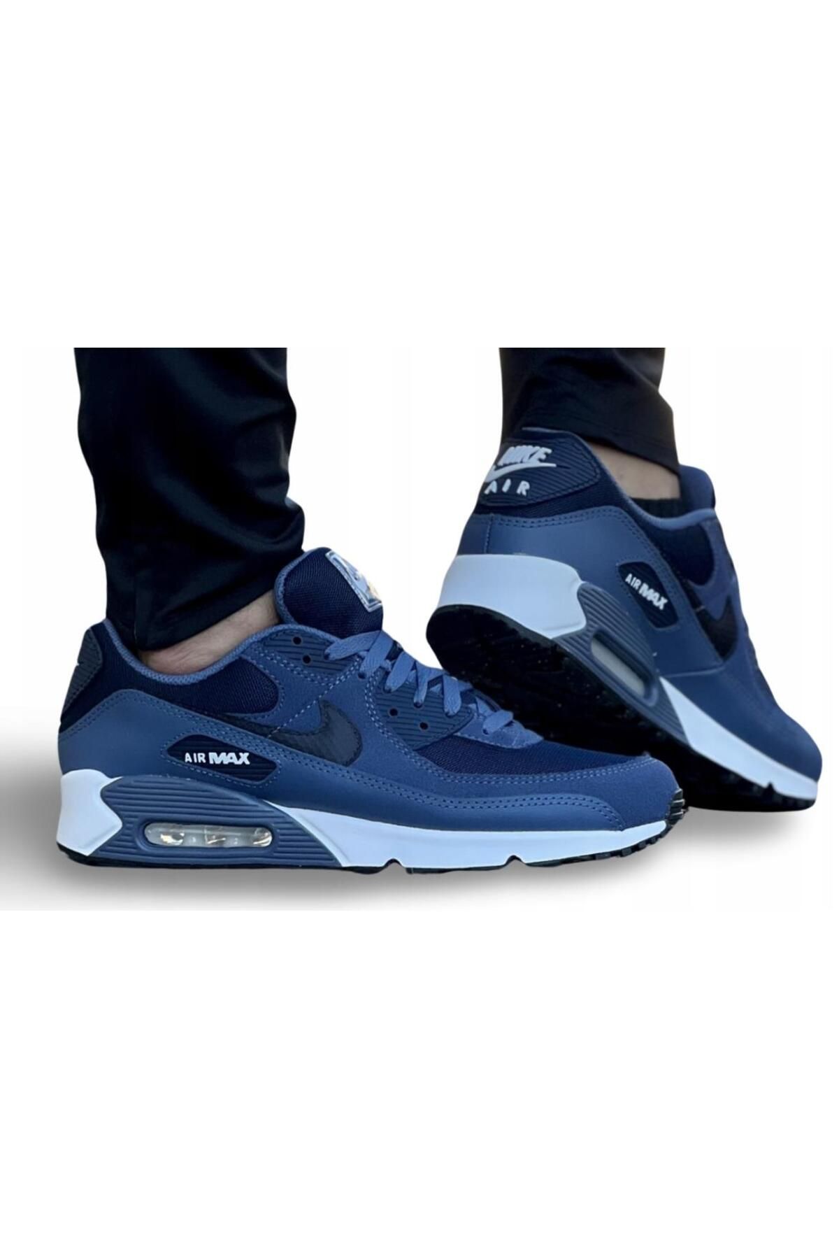 Dark blue hot sale nike air