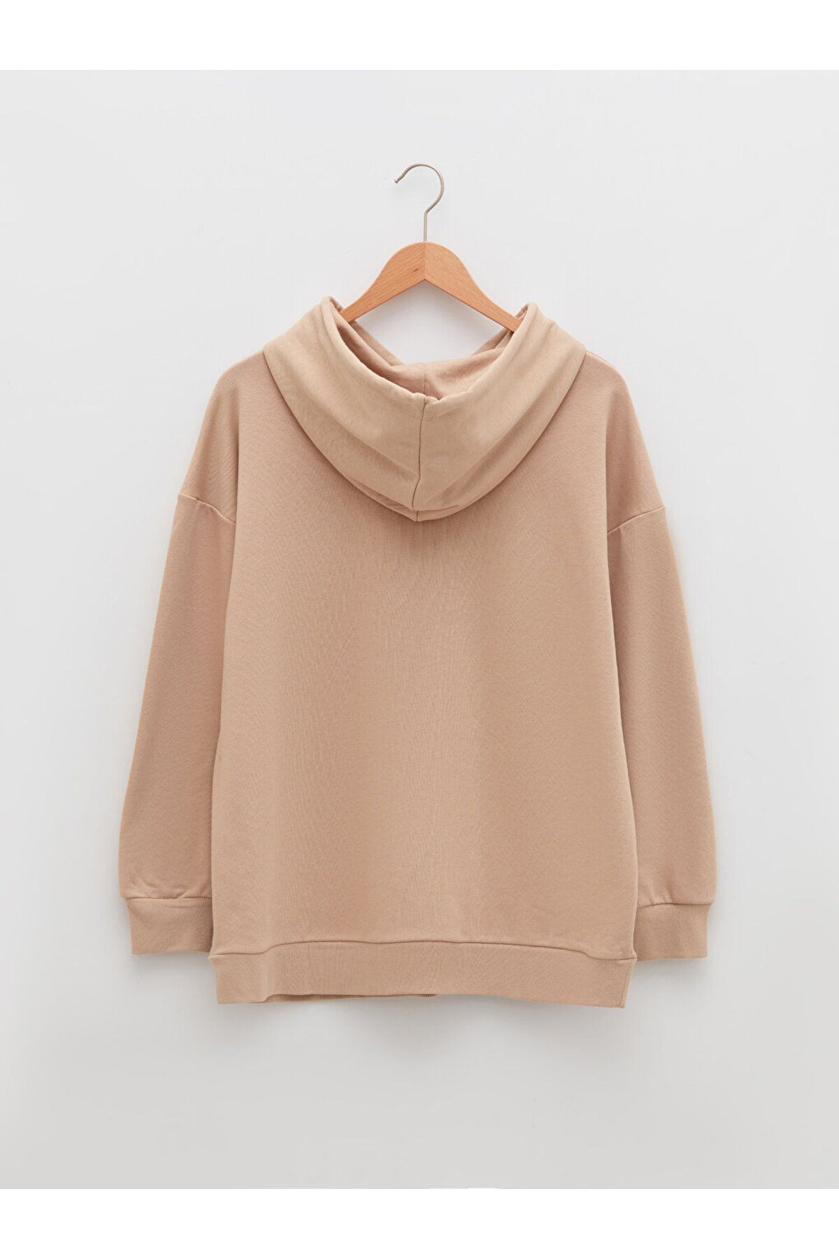 Düz Uzun Kollu Hamile Hoodie