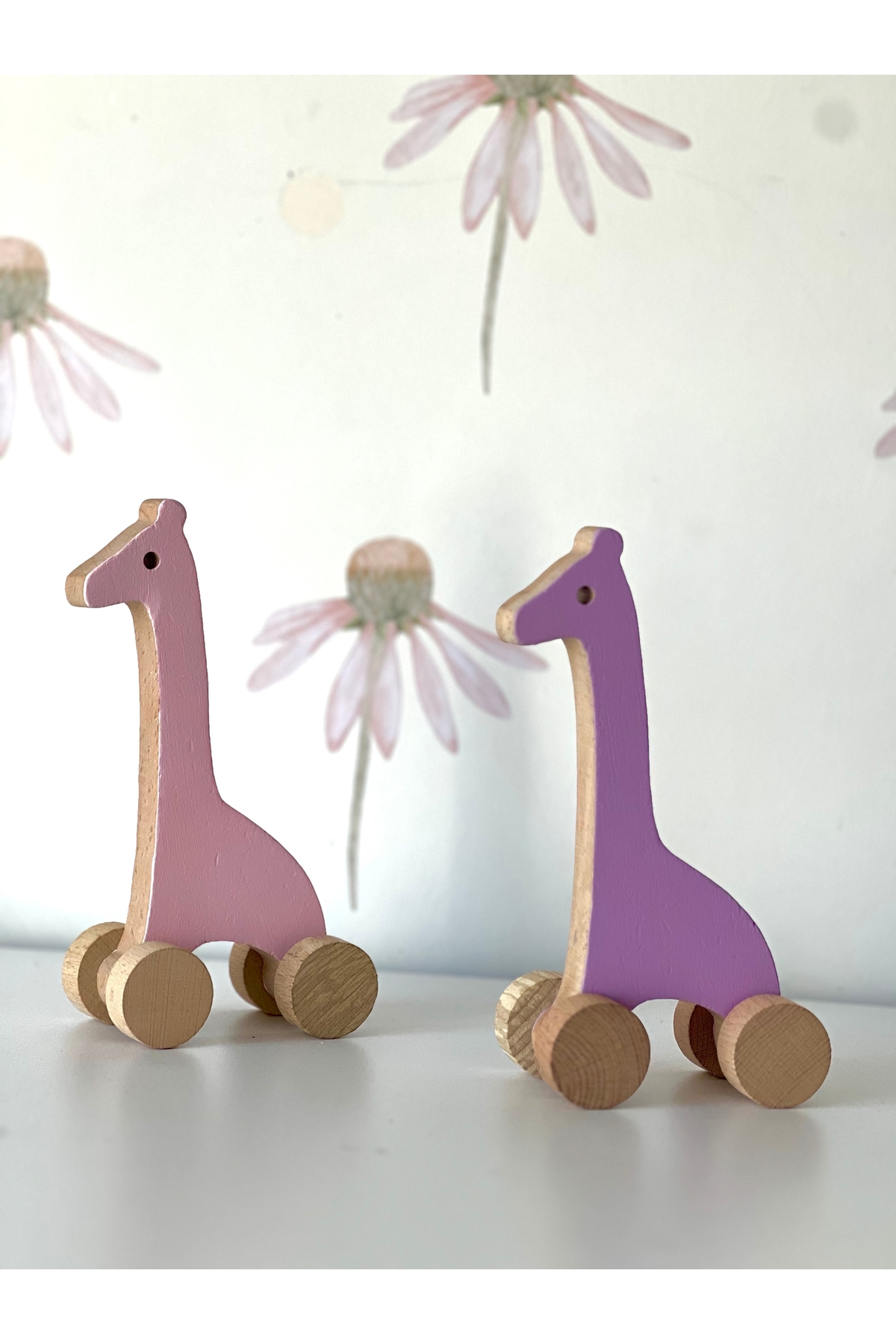 Renkli bebek montesori oyuncak zürafa