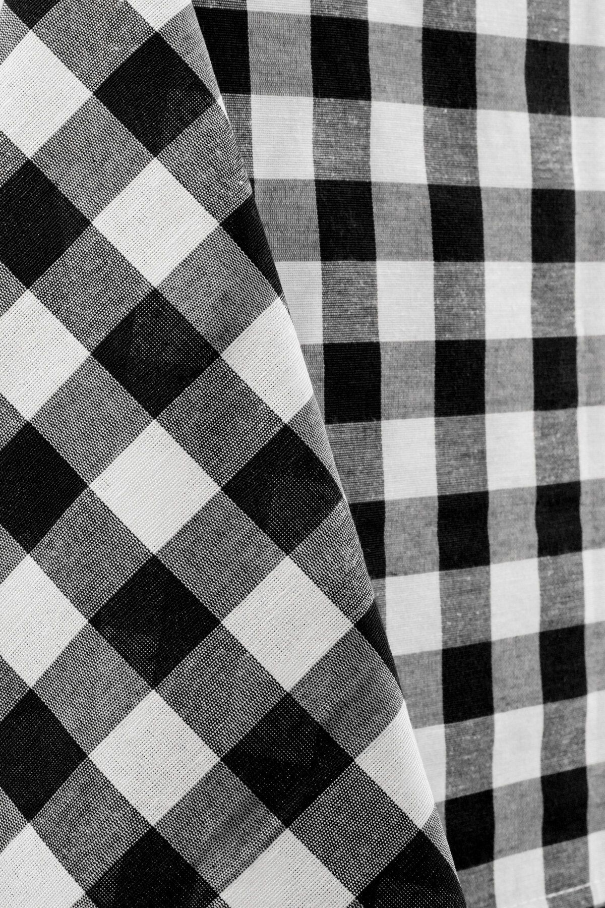 Soft Kare-Black Large Plaid Checked Picnic Mat with Size Options 5