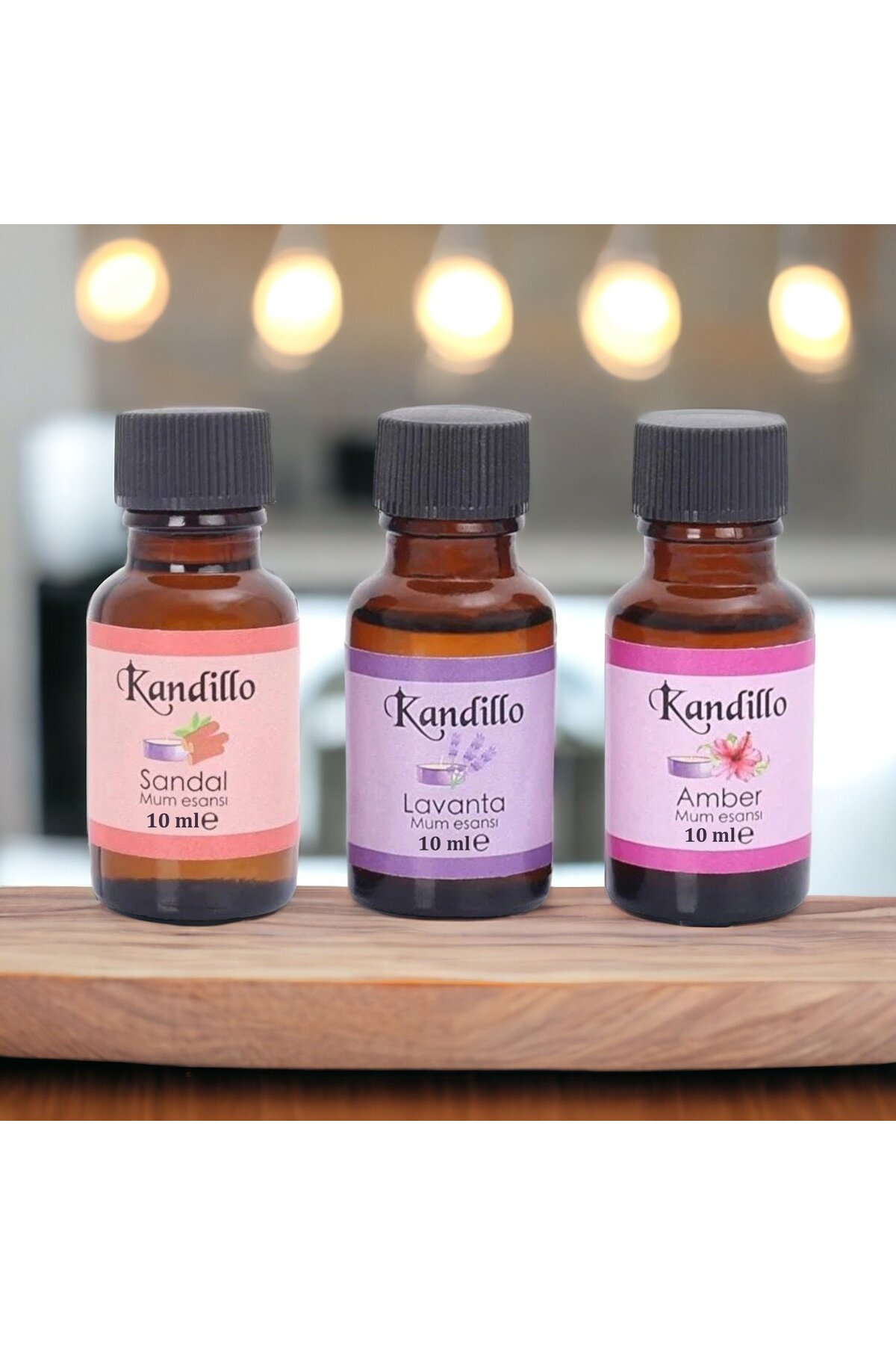 Dünya Magnet Mum Esansı 3'lü Set Lavanta Amber Sandal Esansiyel Uçucu Difüzör Kurutma Topu Koku Buhurdanlık Yağı