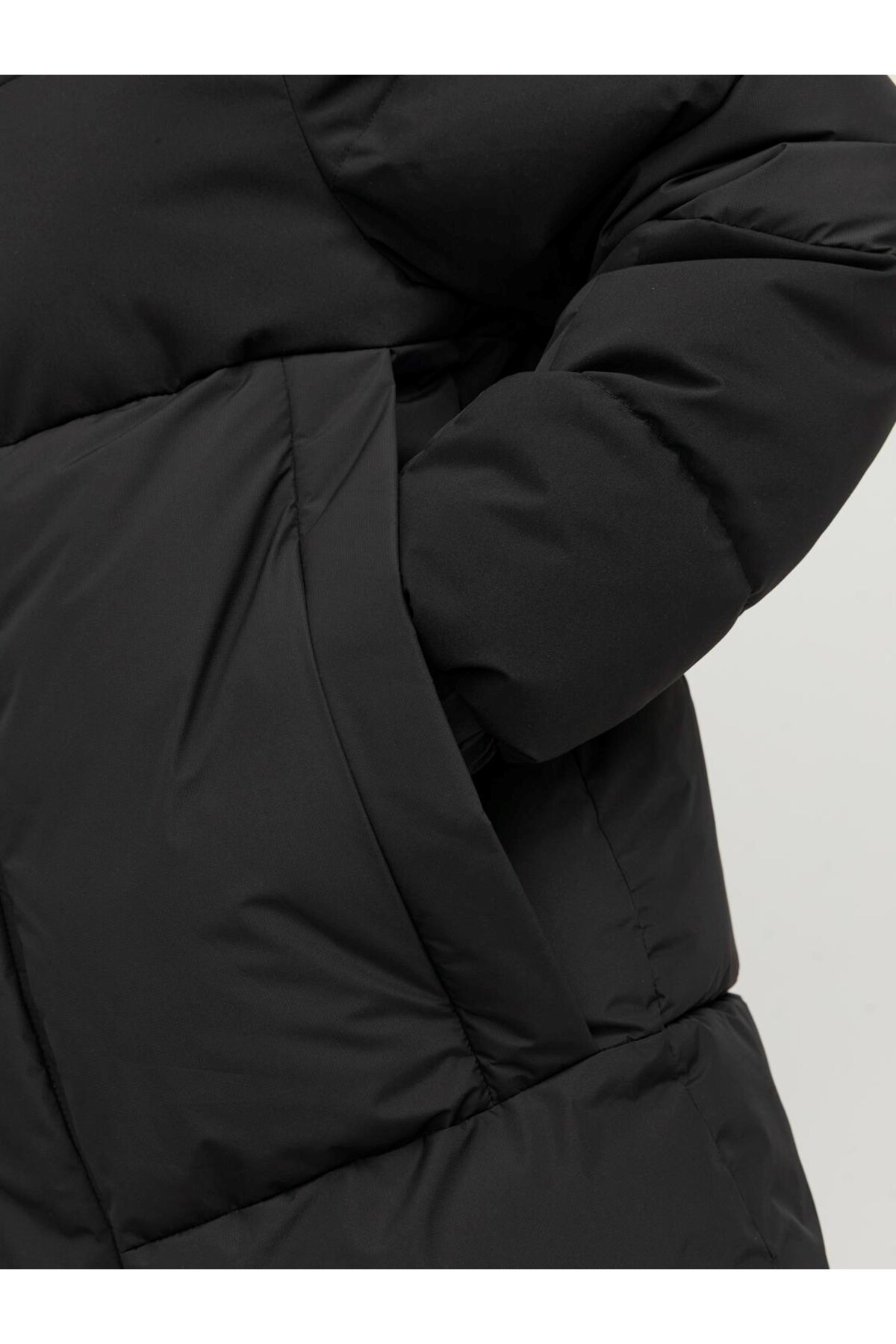 کاپشن جک اند جونز مردانه پارچه مشکی بیسیک راسته Narrow / اسلیم فیت    بیسیک Daily/روزانه | Jack & Jones TYC2AEZGWN169506224006926 TR - تصویر 4