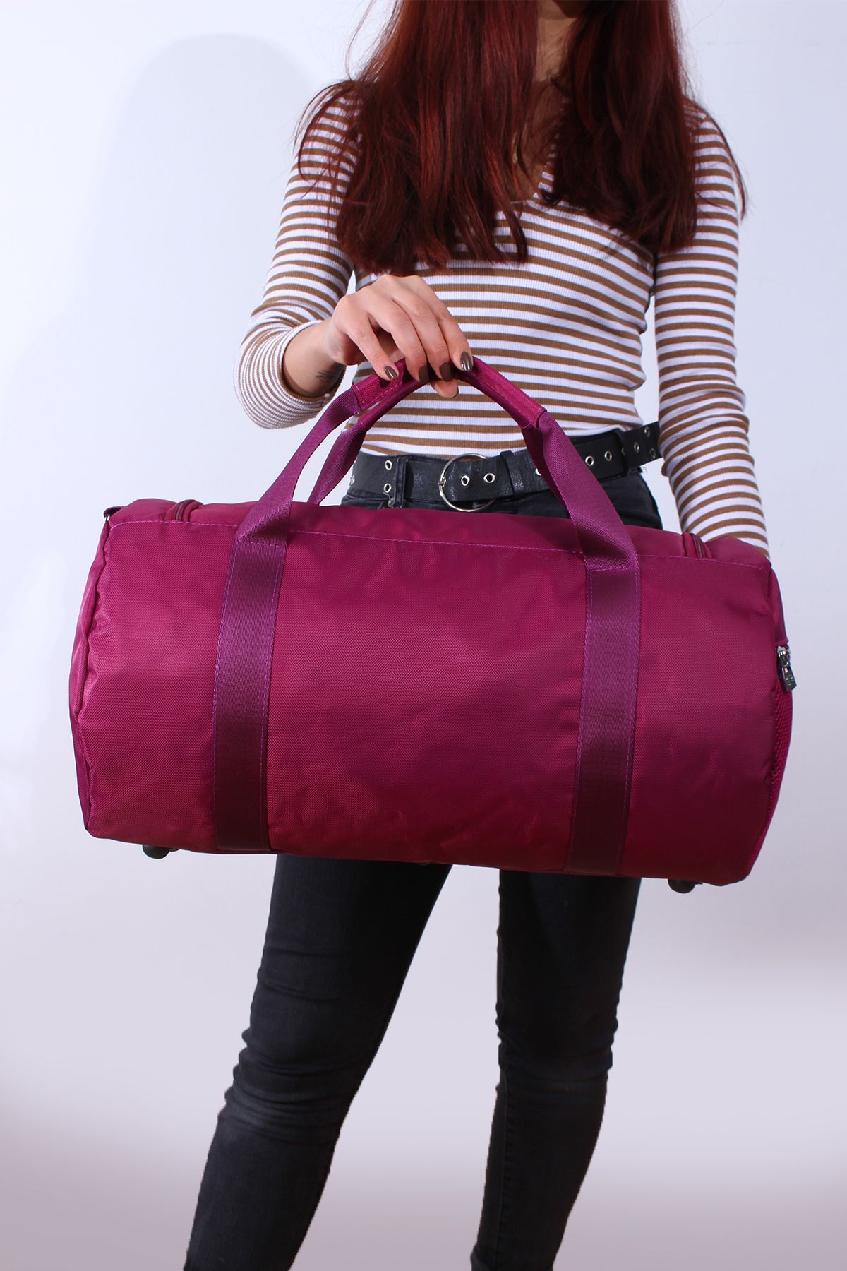 چمدان و ساک بنفش مردانه زنانه پایه. Polo Assn 23802 03 Travel ورزشی and Fitness Bag Husic U.S. Polo Assn.