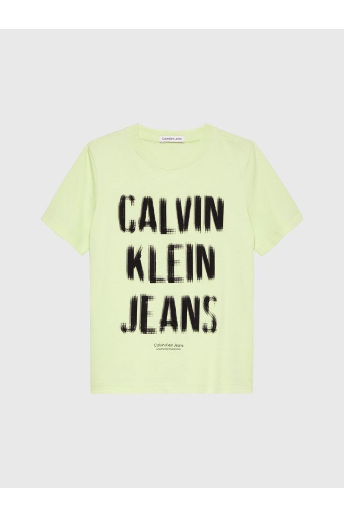 Calvin Klein Calvin Klein تی‌شرت مردانه بافت کتانی تجدید نظر شده