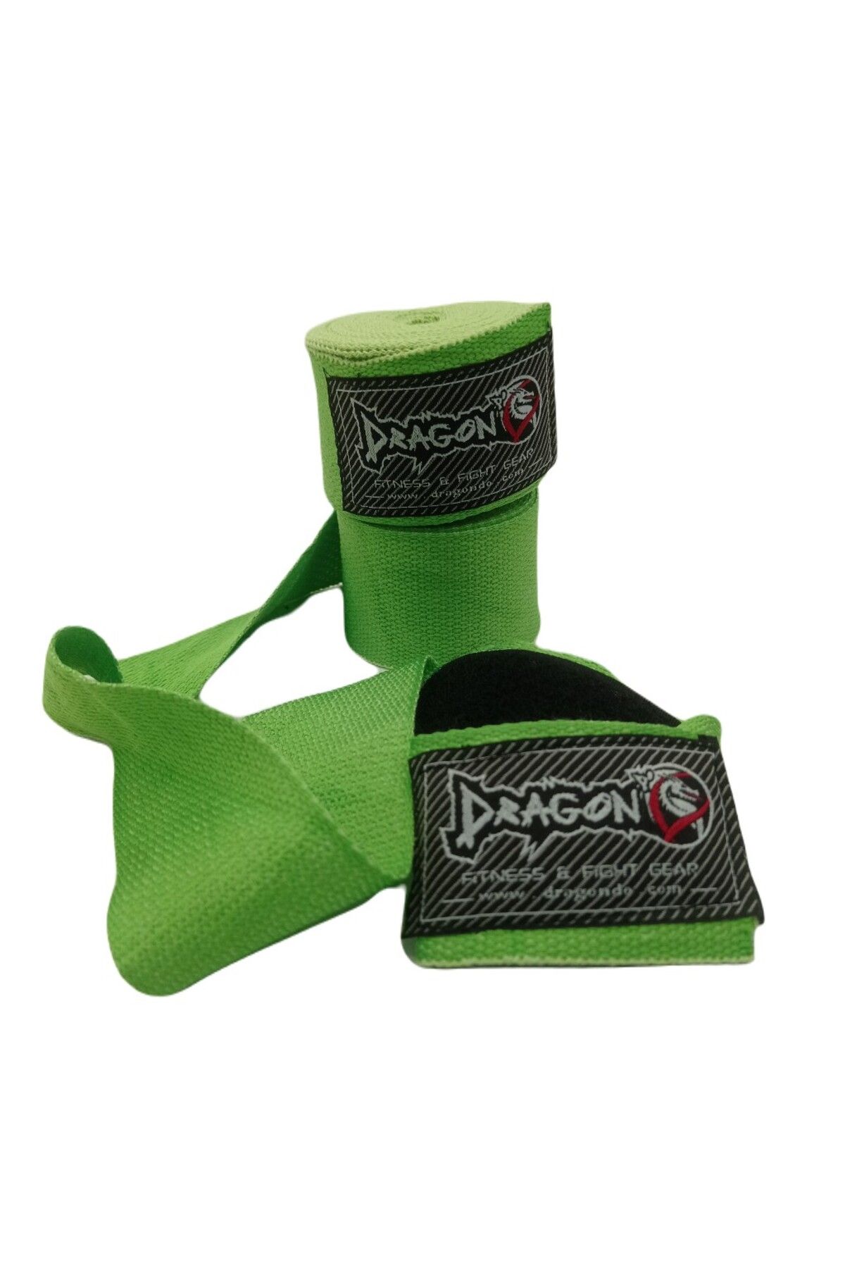 تجهیزات بوکس سبز 5 متر Boxing Bandage Kick Colored Dragondo