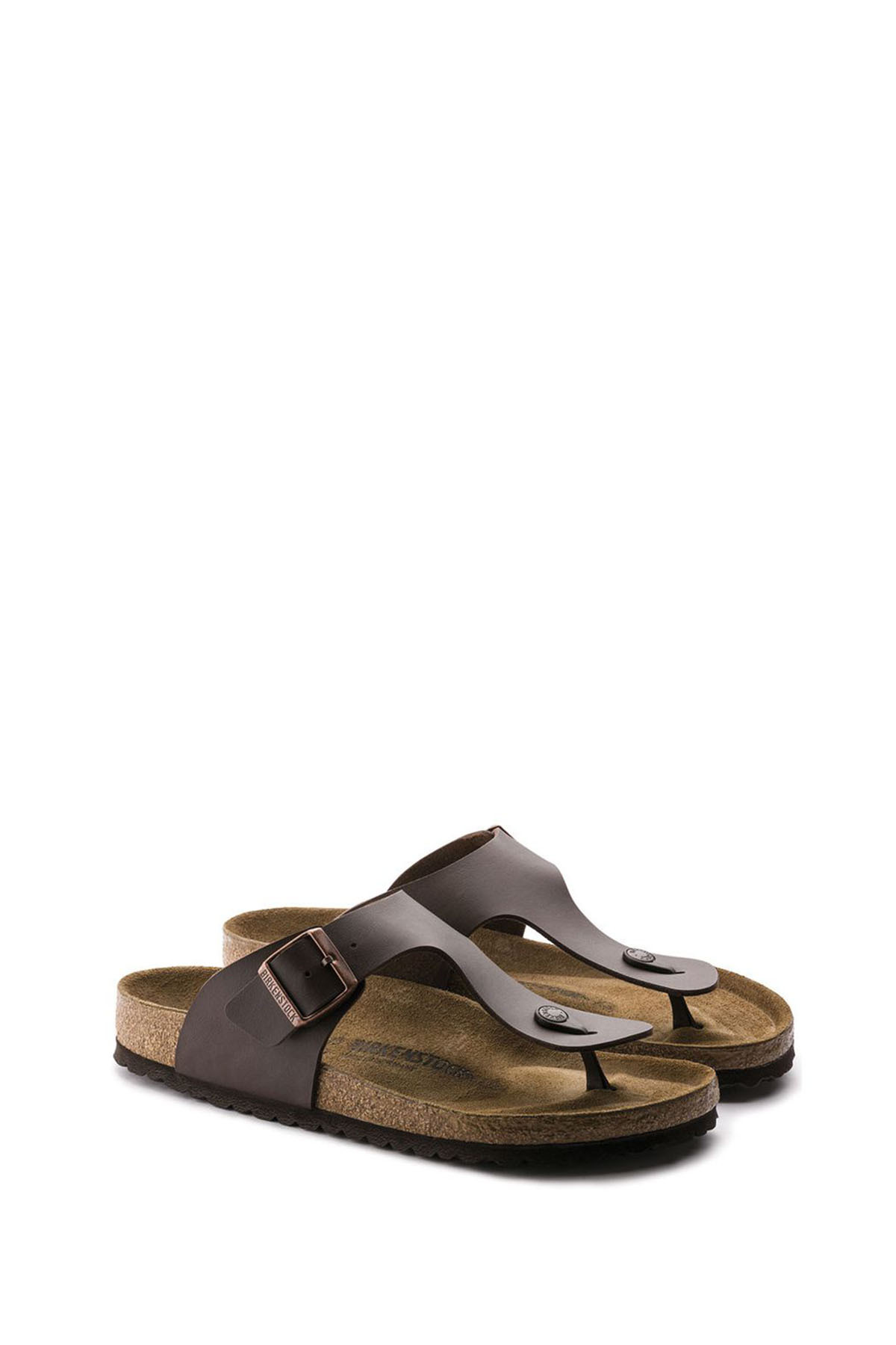 دمپایی بیرکن استاک مردانه چرم مصنوعی قهوه ای  راسته      Classical/کلاسیک | Birkenstock 44701 TR - تصویر 5