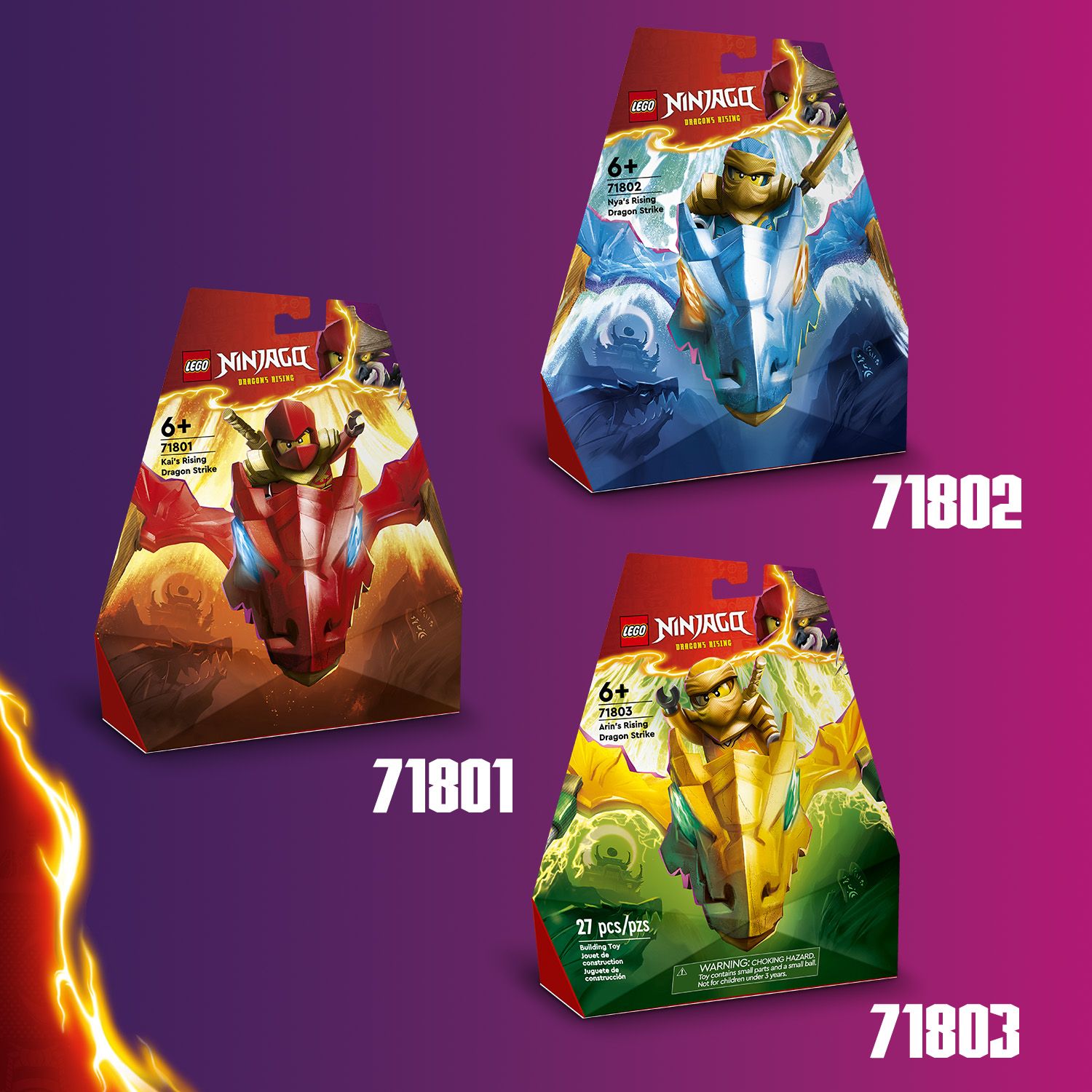 Koleksiyonluk daha fazla LEGO® NINJAGO® seti