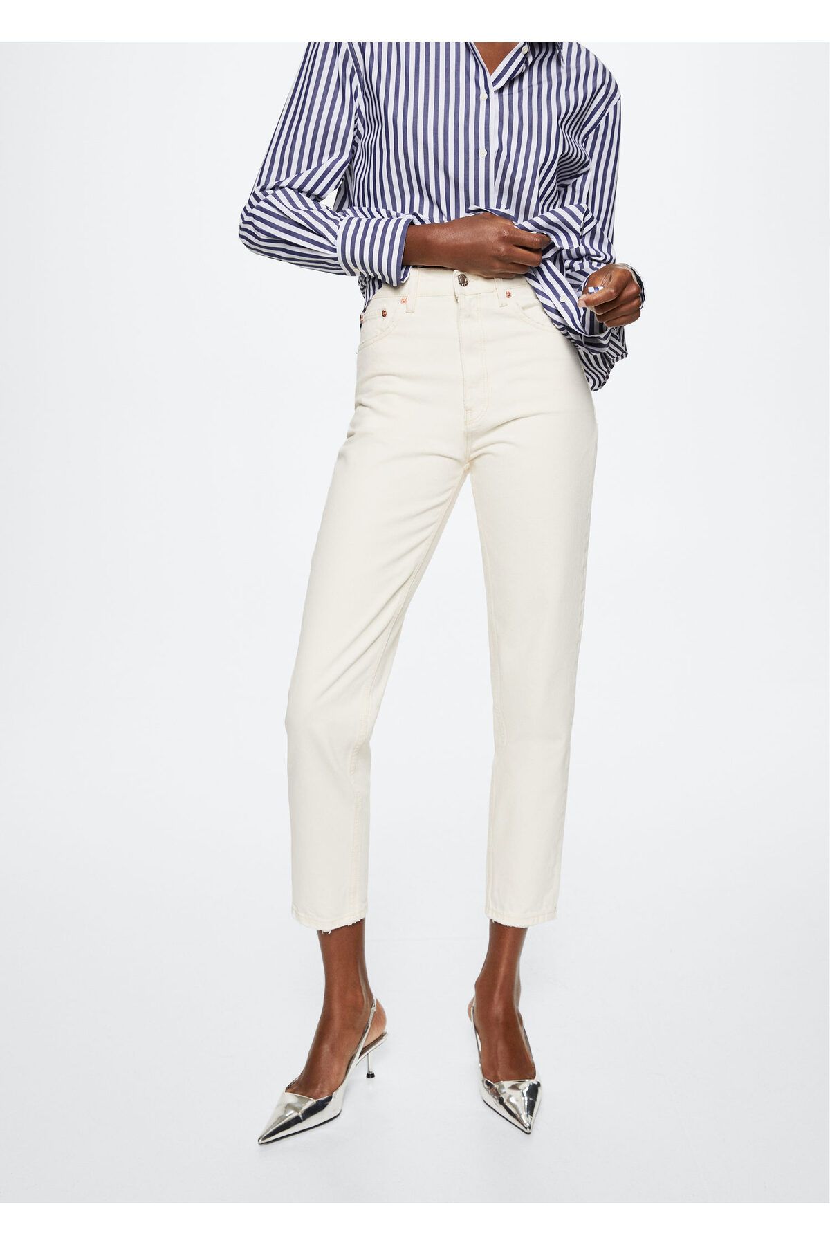 Ekru Kadın Jeans 37065937