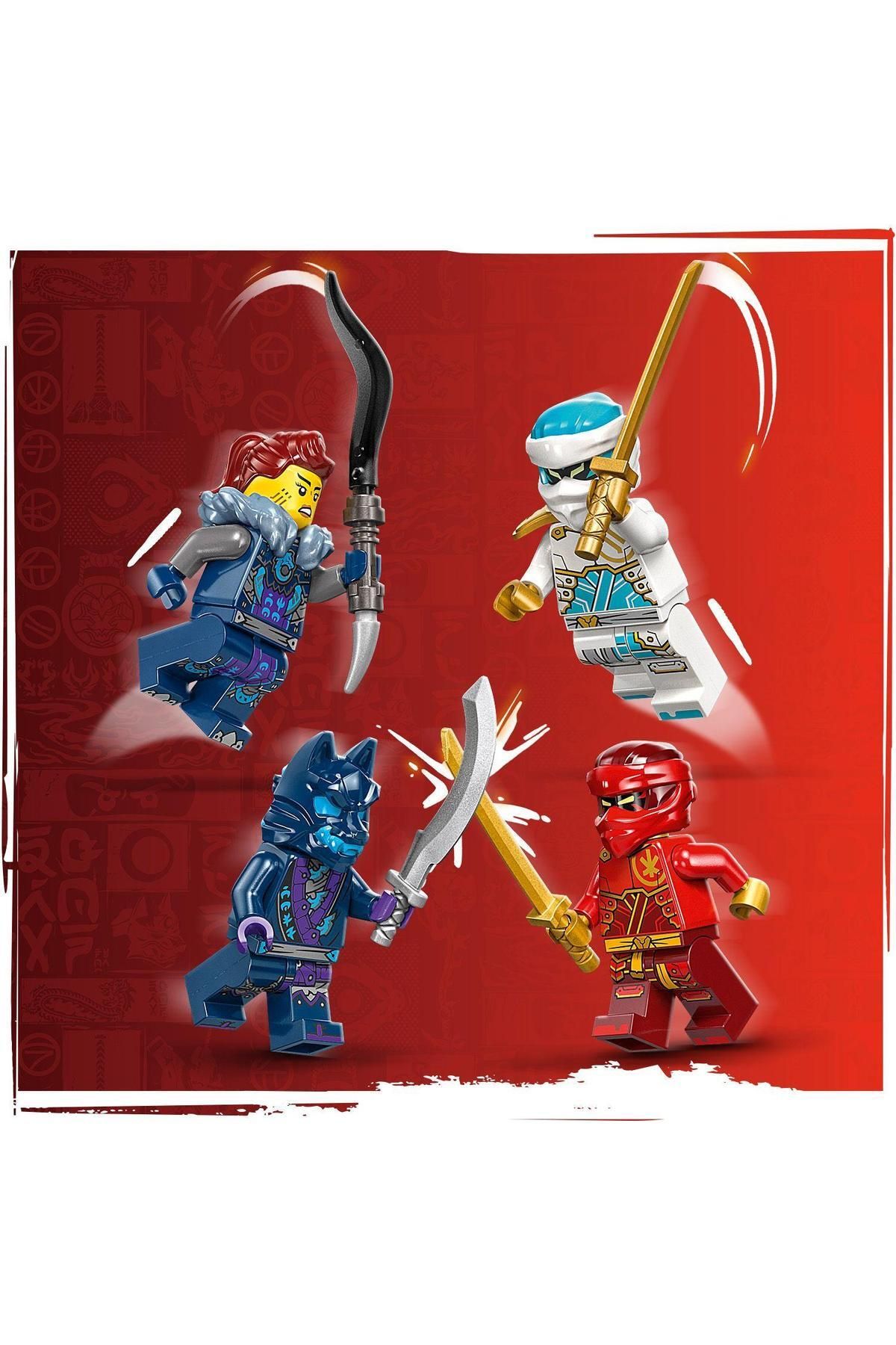 LEGO-®   نينجاجو ®   روبوت عنصر النار من كاي 71808 - مجموعة بناء الألعاب الإبداعية لـ 7+ (322 قطعة) 8