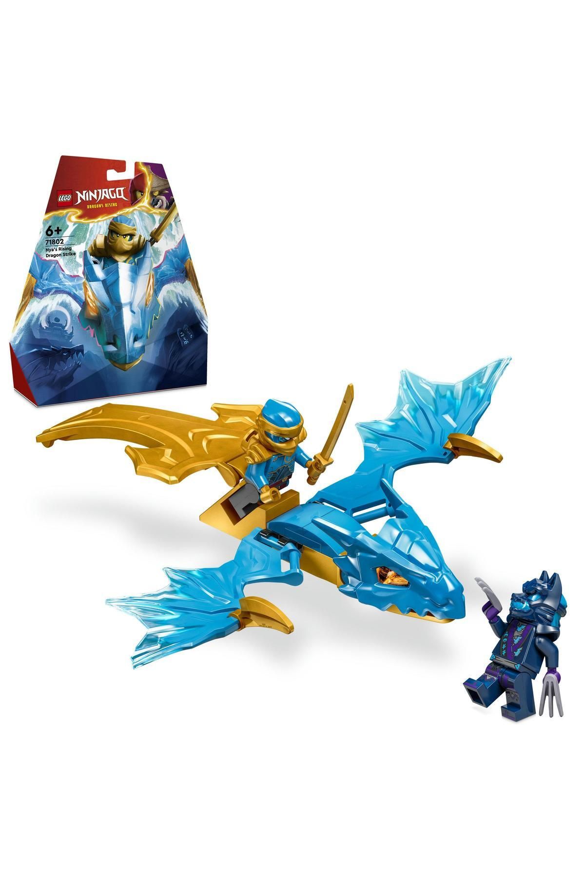 LEGO NINJAGO Nya s Rising Dragon Knock 71802 Construction Set for Ages 6 and Up 26 Pieces Trendyol