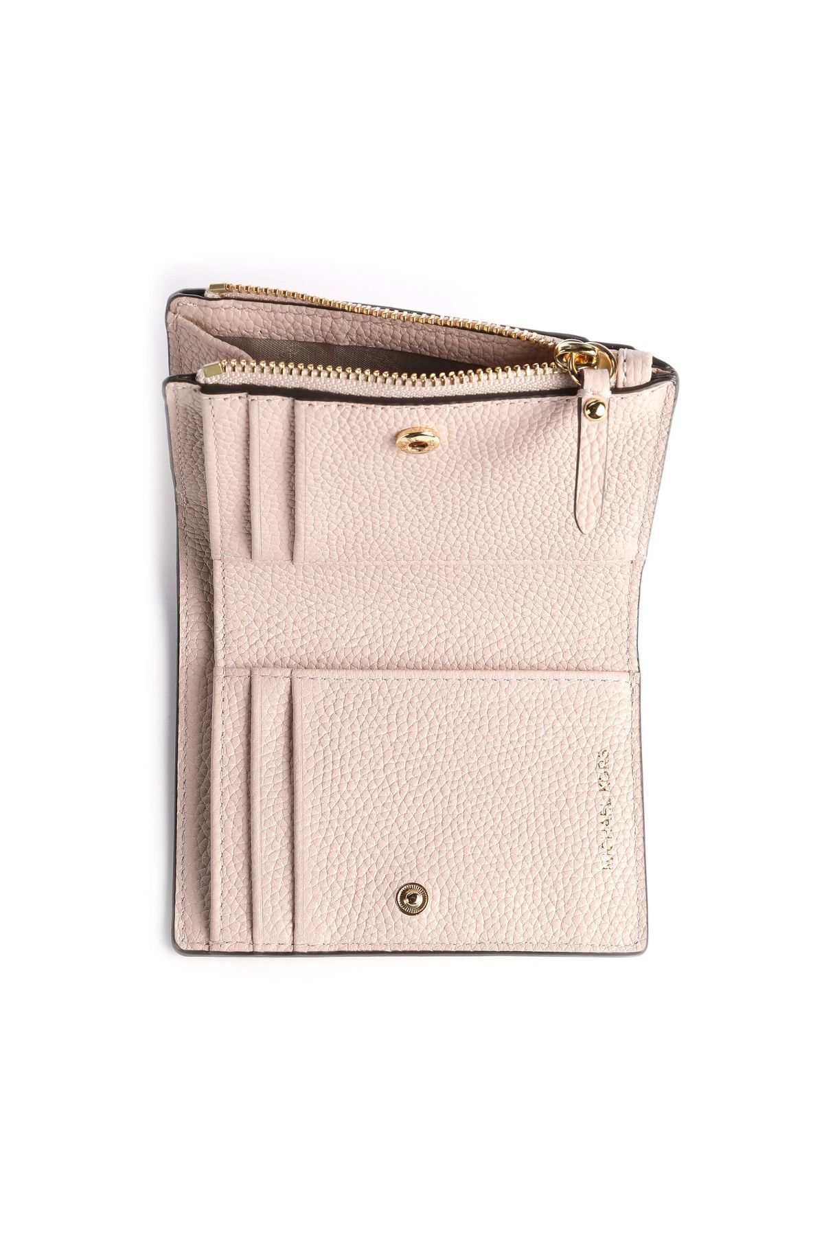 Soft pink michael kors wallet store