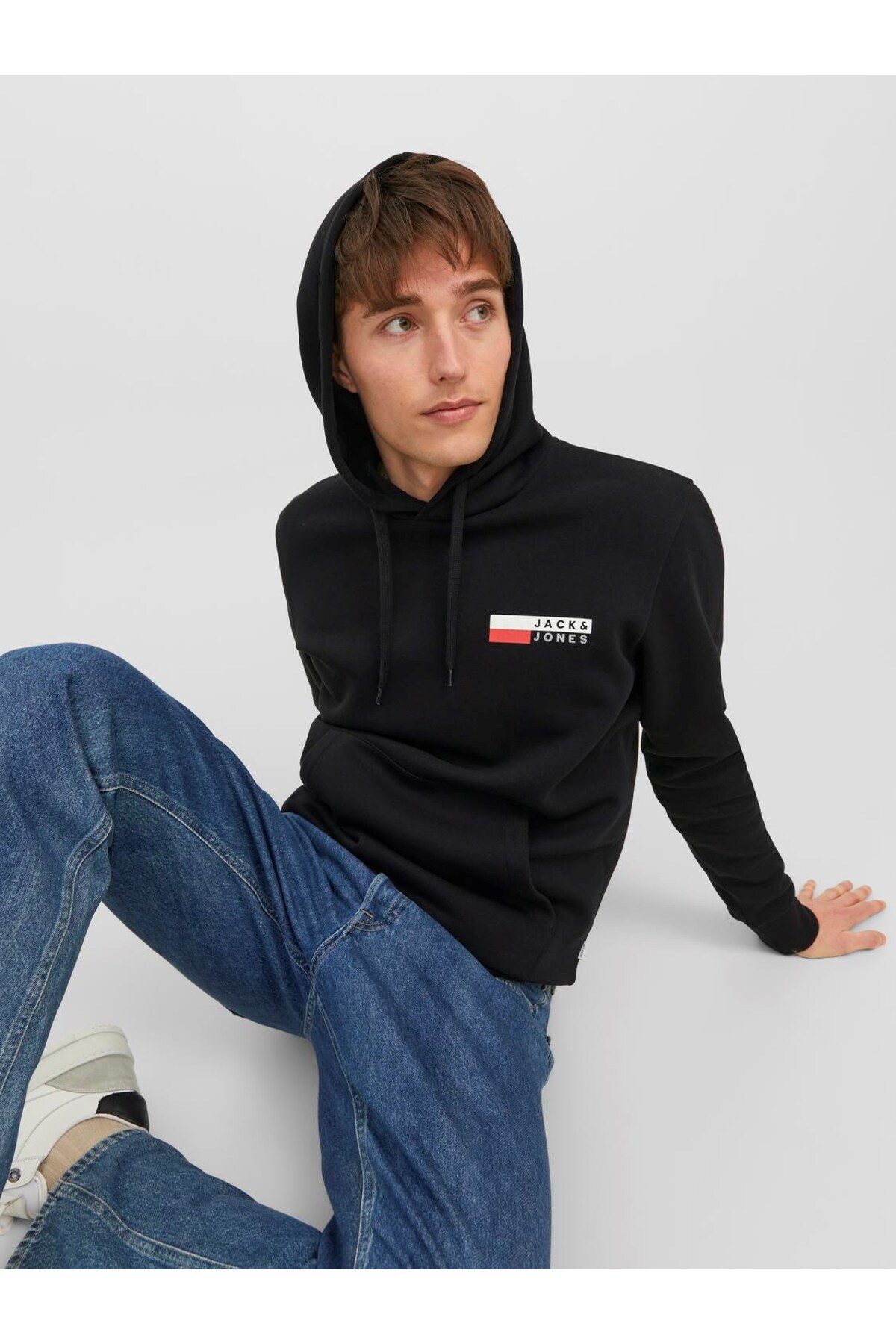 سویشرت مردانه مشکی جک اند جونز | TYCXENEKTN170541367582941 اورجینال - تصویر 6