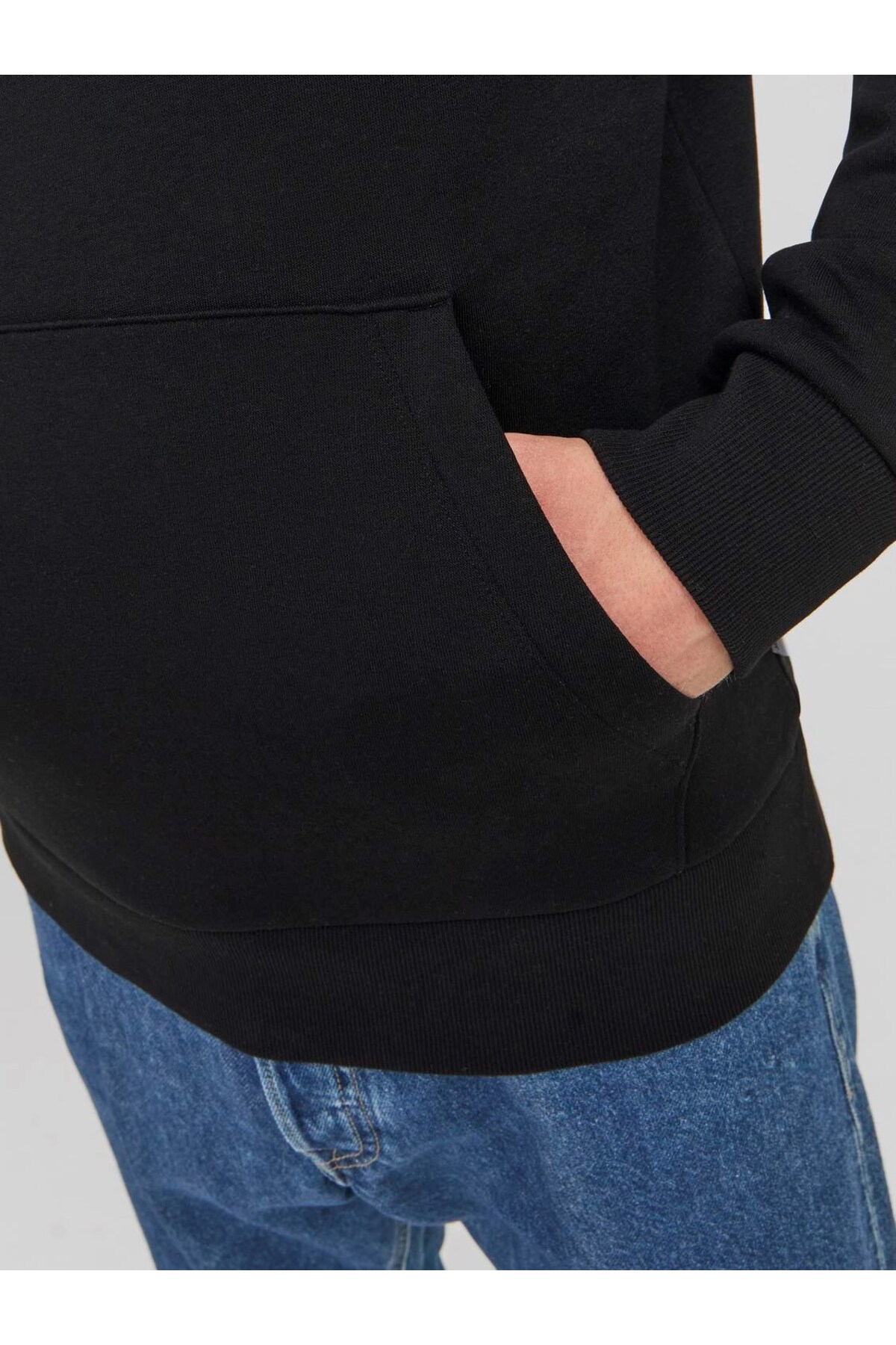 سویشرت مردانه مشکی جک اند جونز | TYCXENEKTN170541367582941 اورجینال - تصویر 4